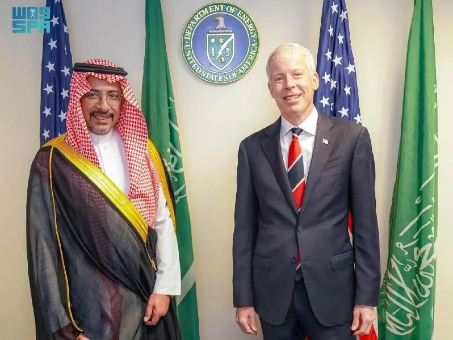 Saudi Minister of Industry and Mineral Resources Bandar Alkhorayef met with US Secretary of Energy Chris Wright. SPA
