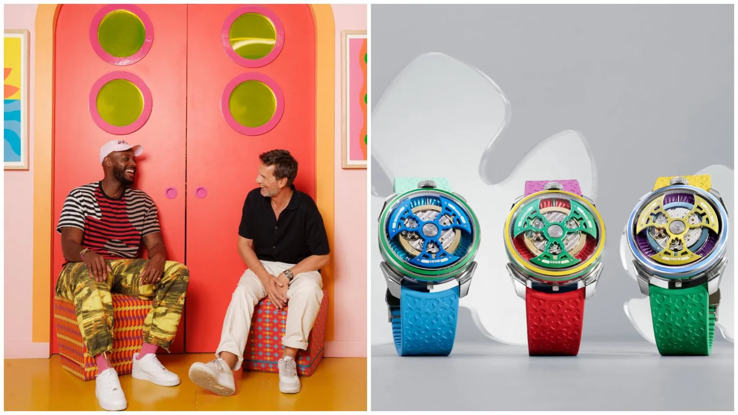 ماكسيميليان بوسير مالك «إم بي آند إف» والفنان ينكا إيلوري والساعات التي أثمرها تعاونهما (خاص)