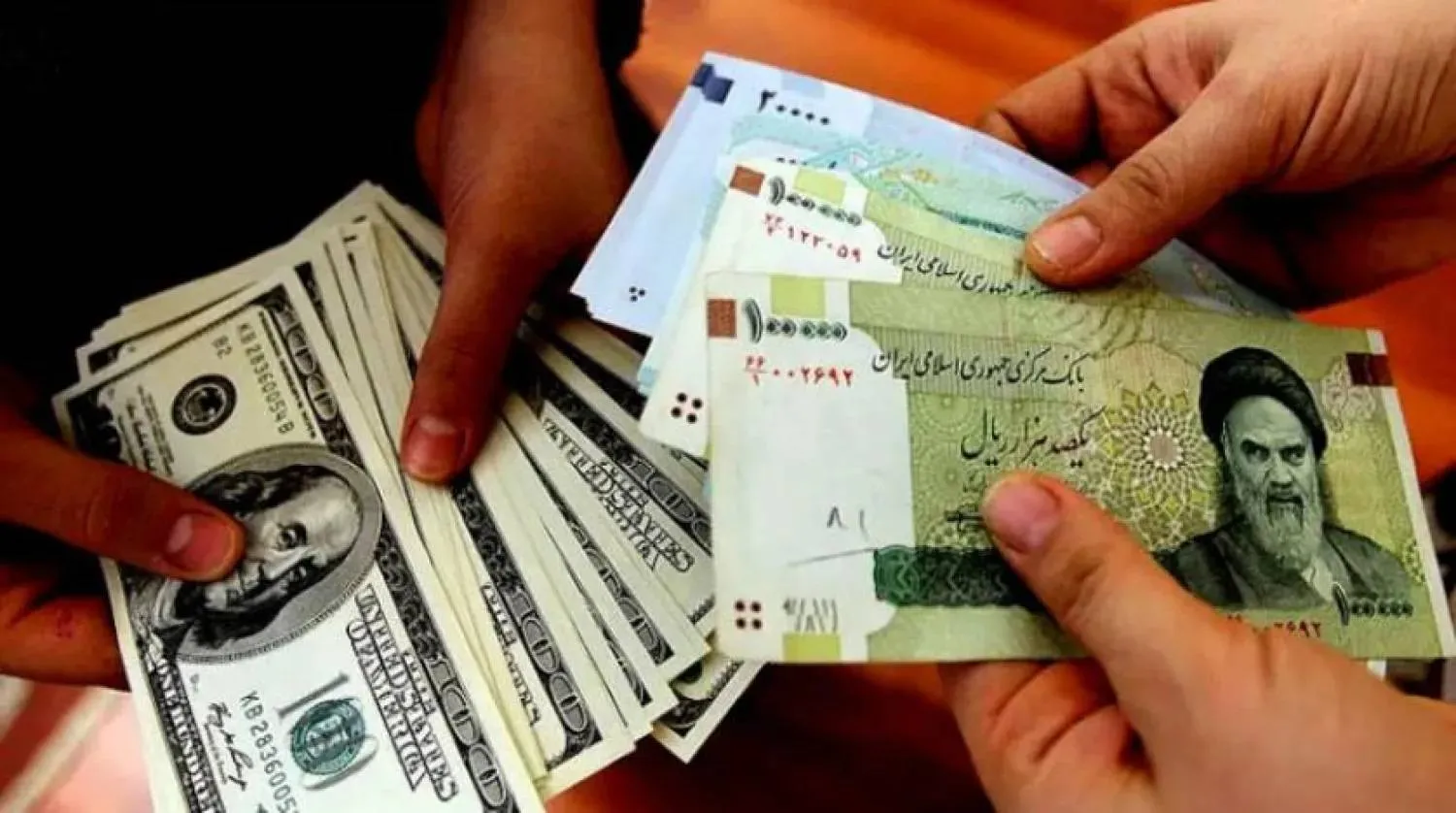 The dollar was selling for as much as 447,000 rials on Iran's unofficial market on Saturday
