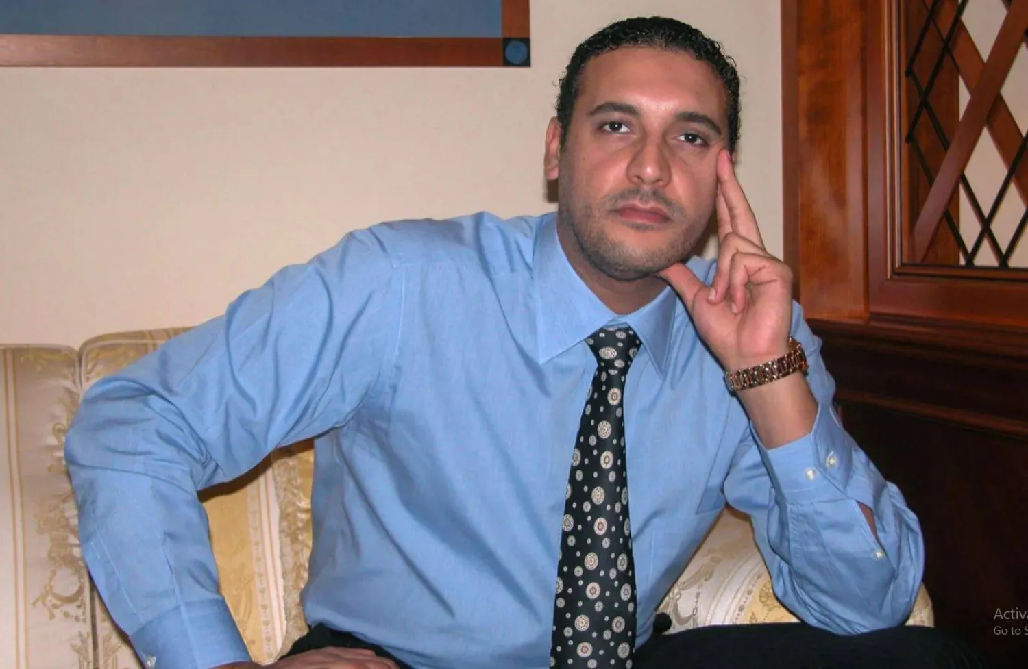 هانيبال معمر القذافي (أ.ف.ب)