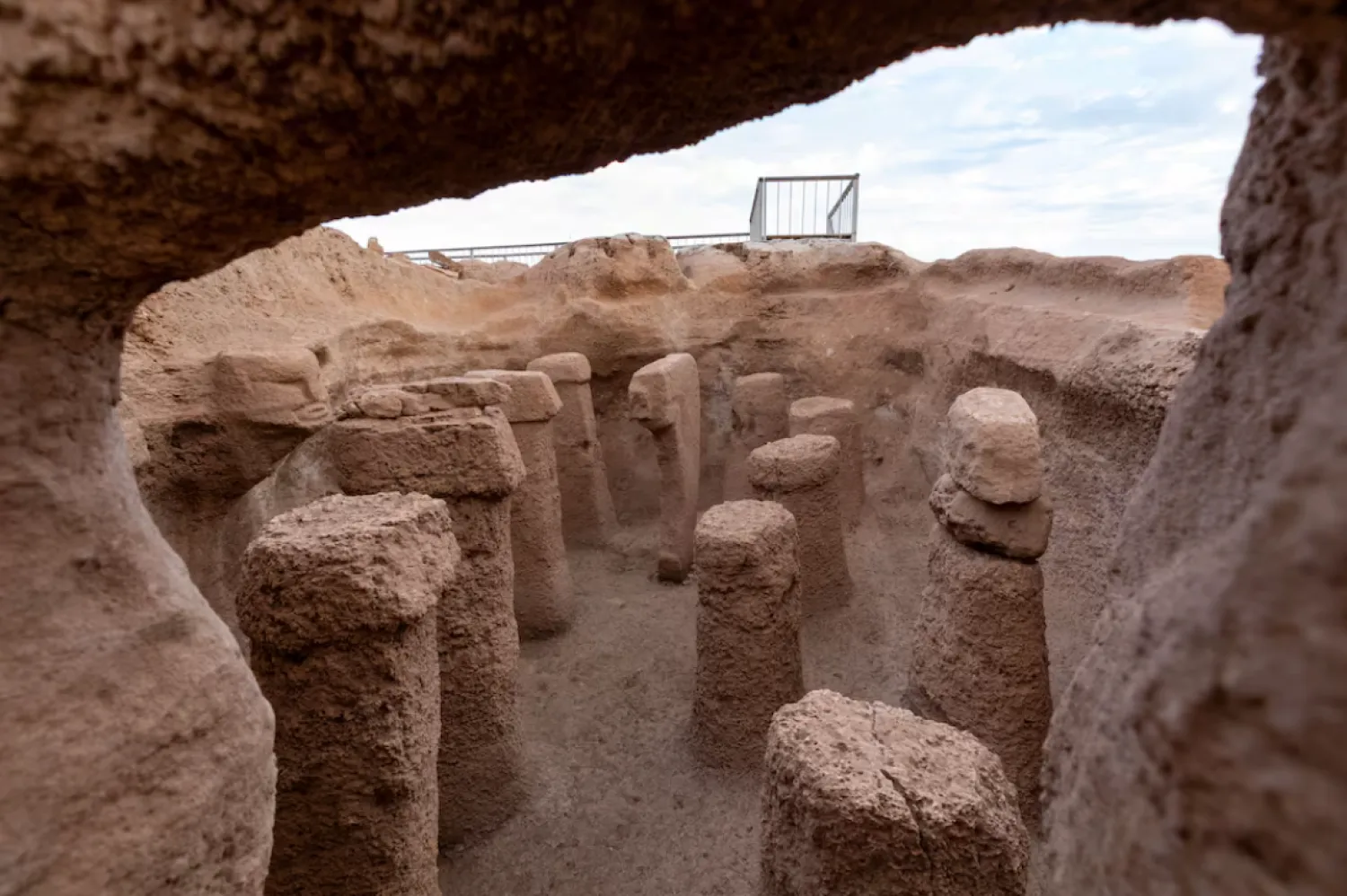 A view shows the archaeological site of Karahan Tepe, one of the world's oldest Neolithic settlements, is pictured in Sanliurfa, Türkiye, September 13, 2023. REUTERS/Tolga Ildun/File Photo