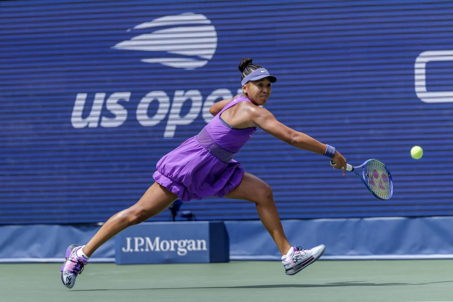 نعومي أوساكا خلال المواجهة (إ.ب.أ)