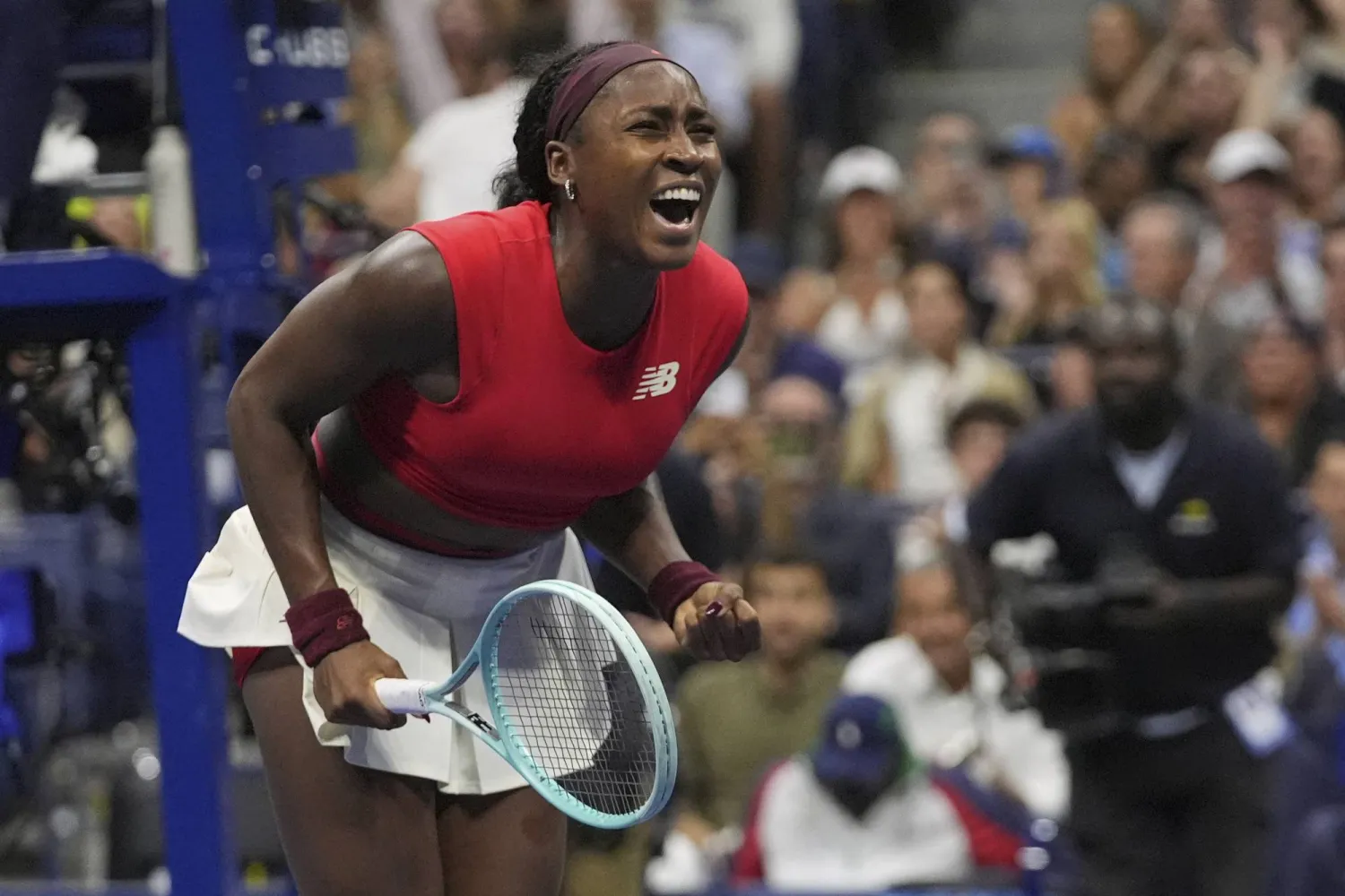 نجمة التنس الأميركية كوكو غوف (أ.ب)