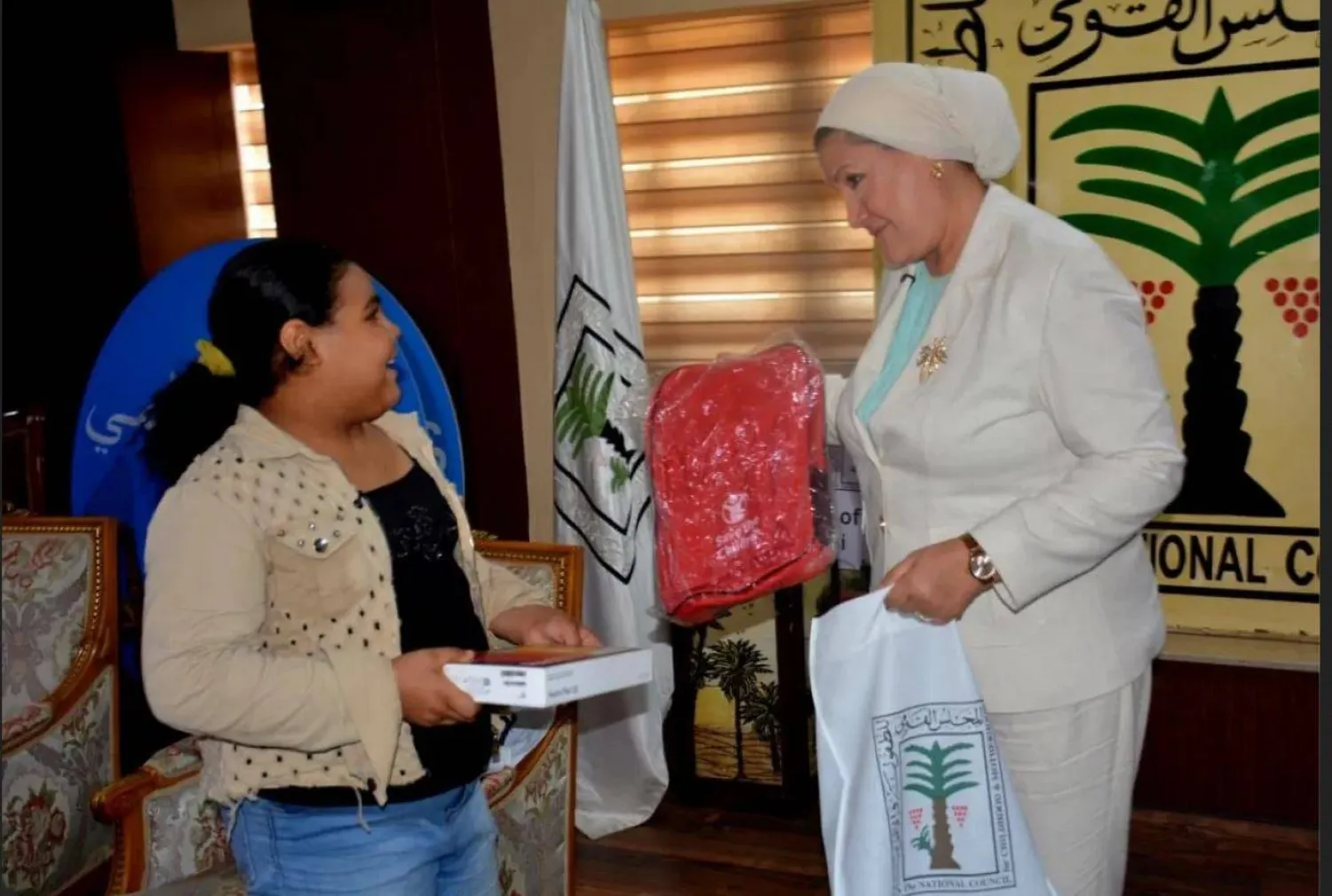 الطفلة هايدي حظيت باهتمام كبير (المجلس القومي للطفولة والأمومة)