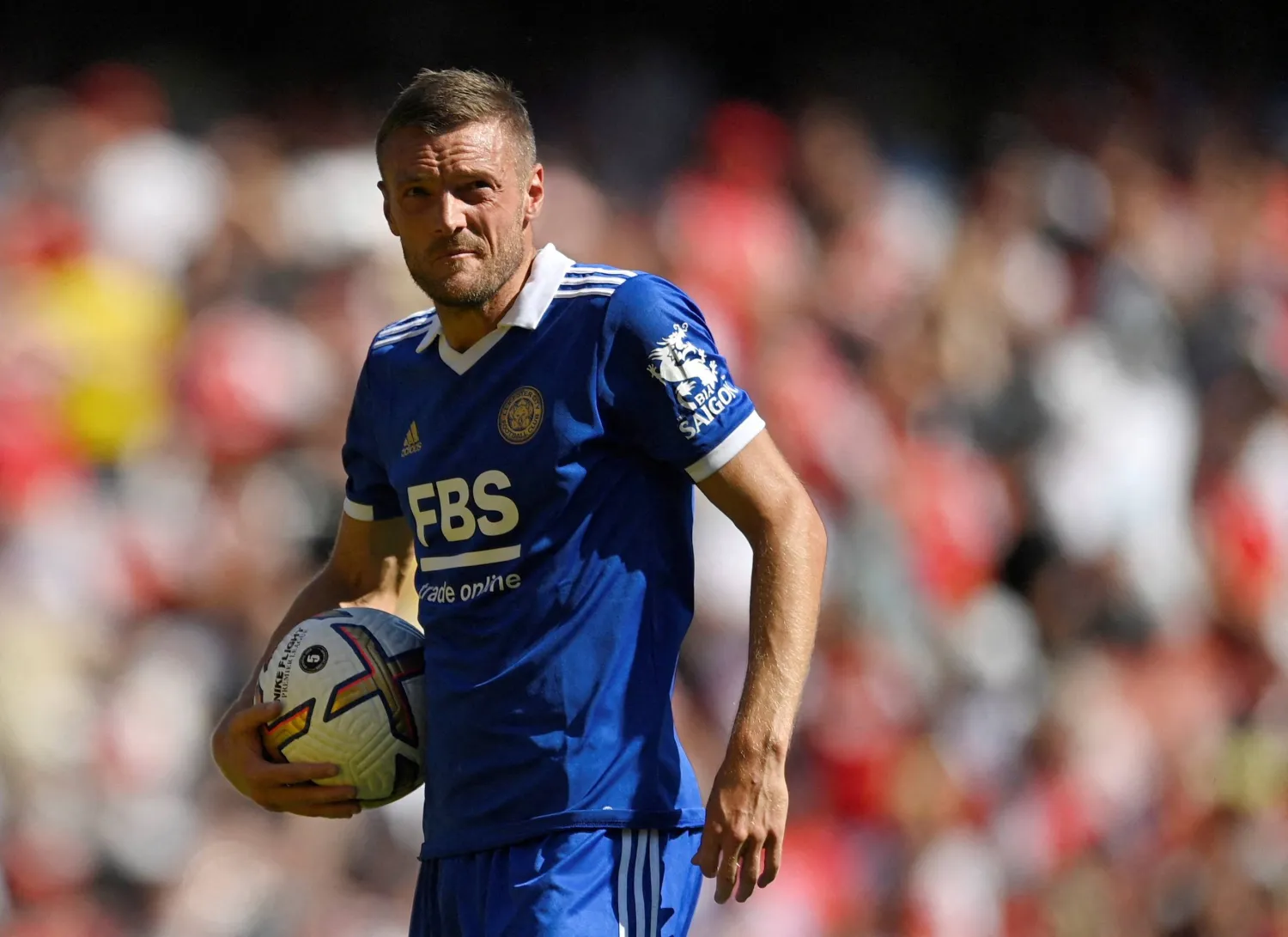 المهاجم الإنجليزي الدولي السابق جايمي فاردي (رويترز)