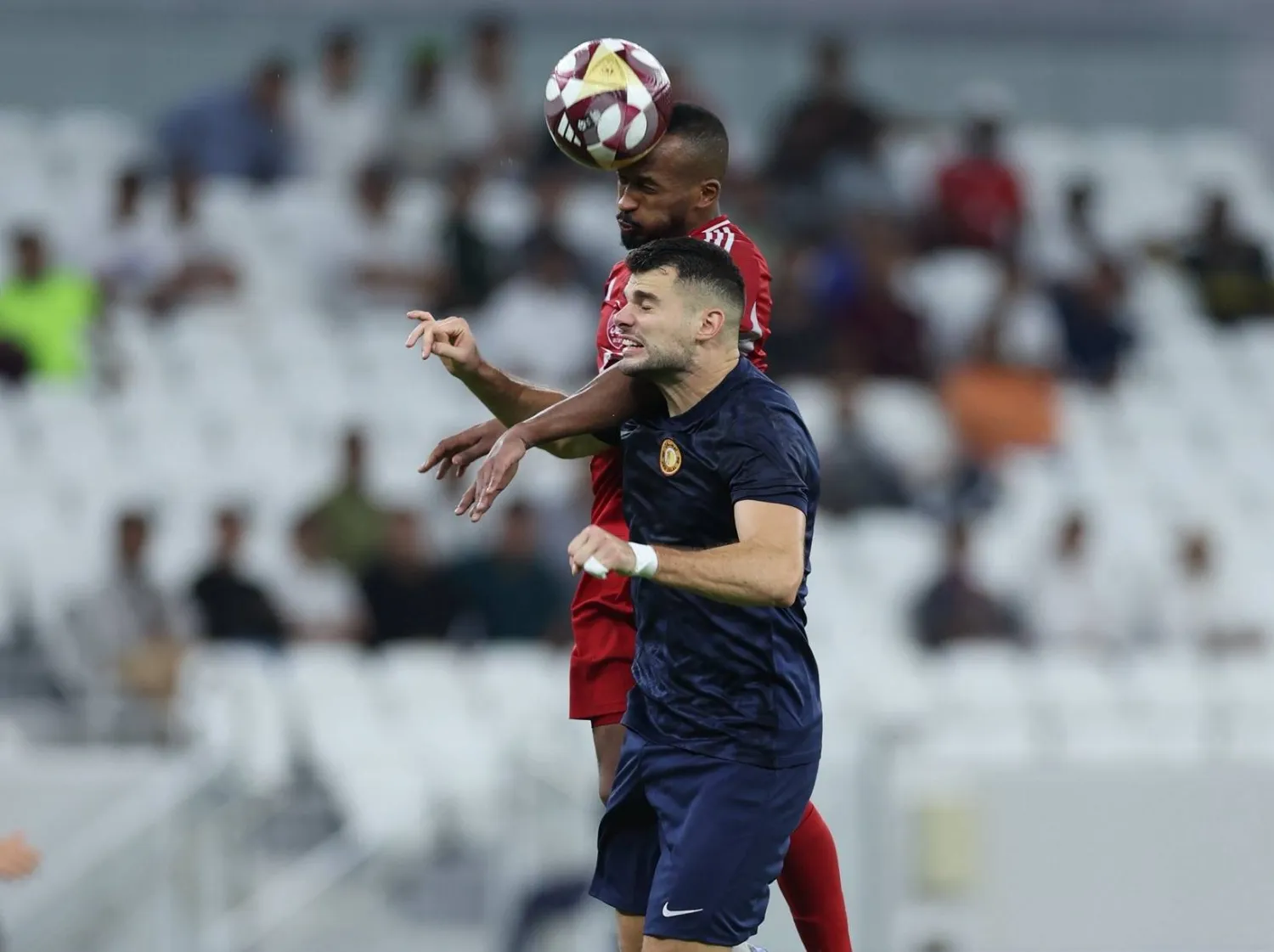 من مباراة العربي وأم صلال (النادي العربي)