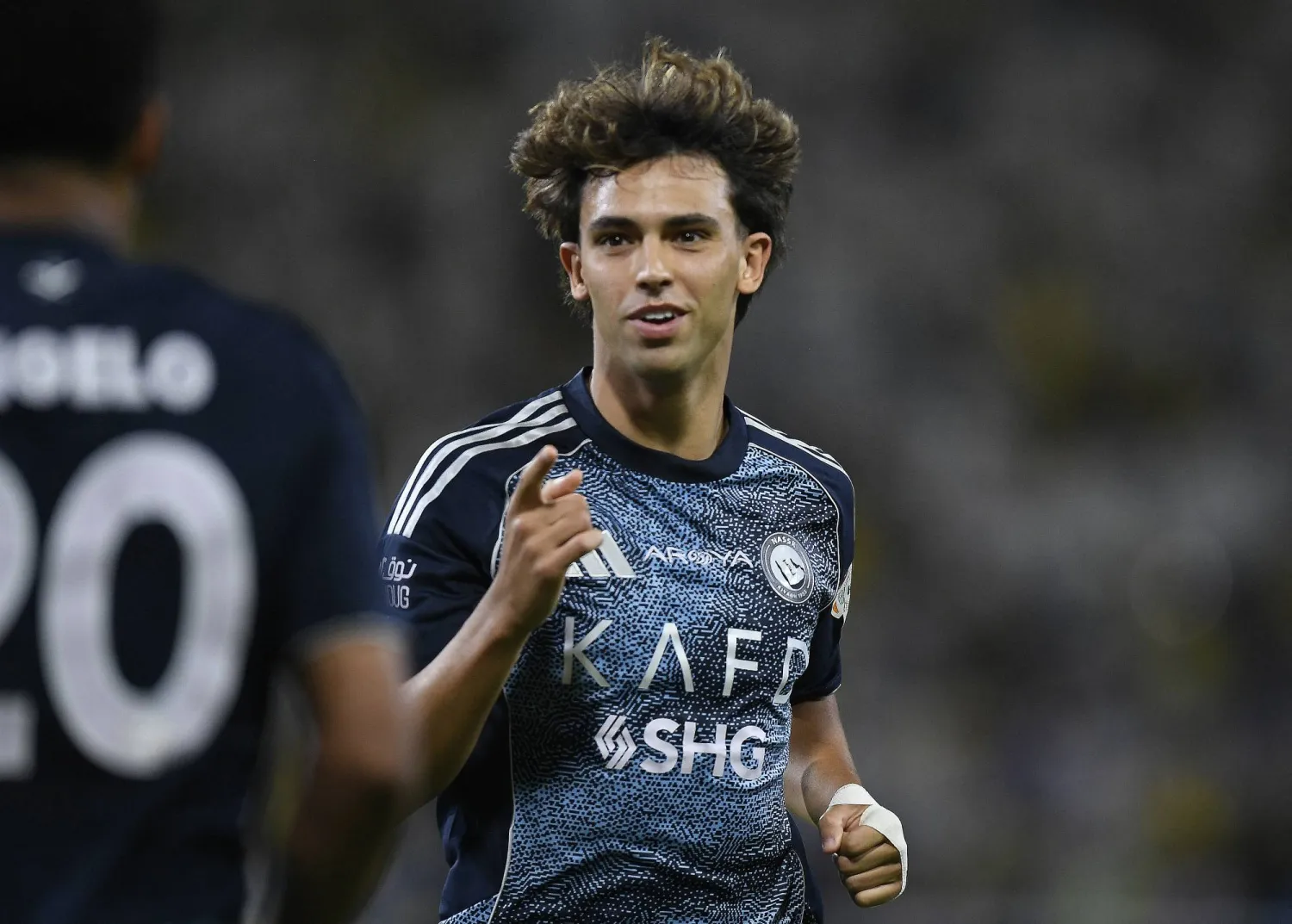 فيليكس قاد فريقه النصر إلى الفوز الكبير (رويترز)