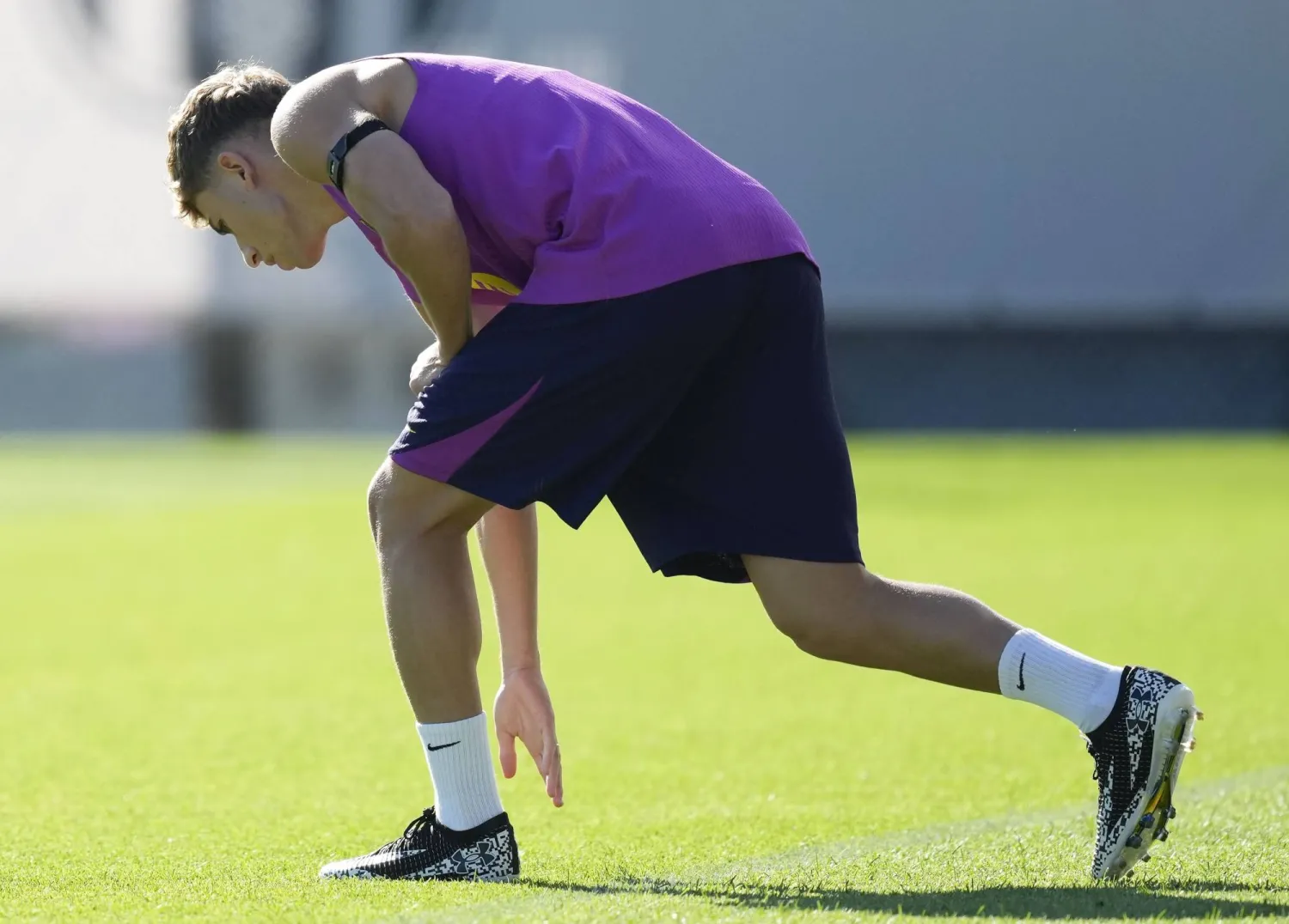 فيرمين لوبيز لاعب برشلونة (إ.ب.أ)