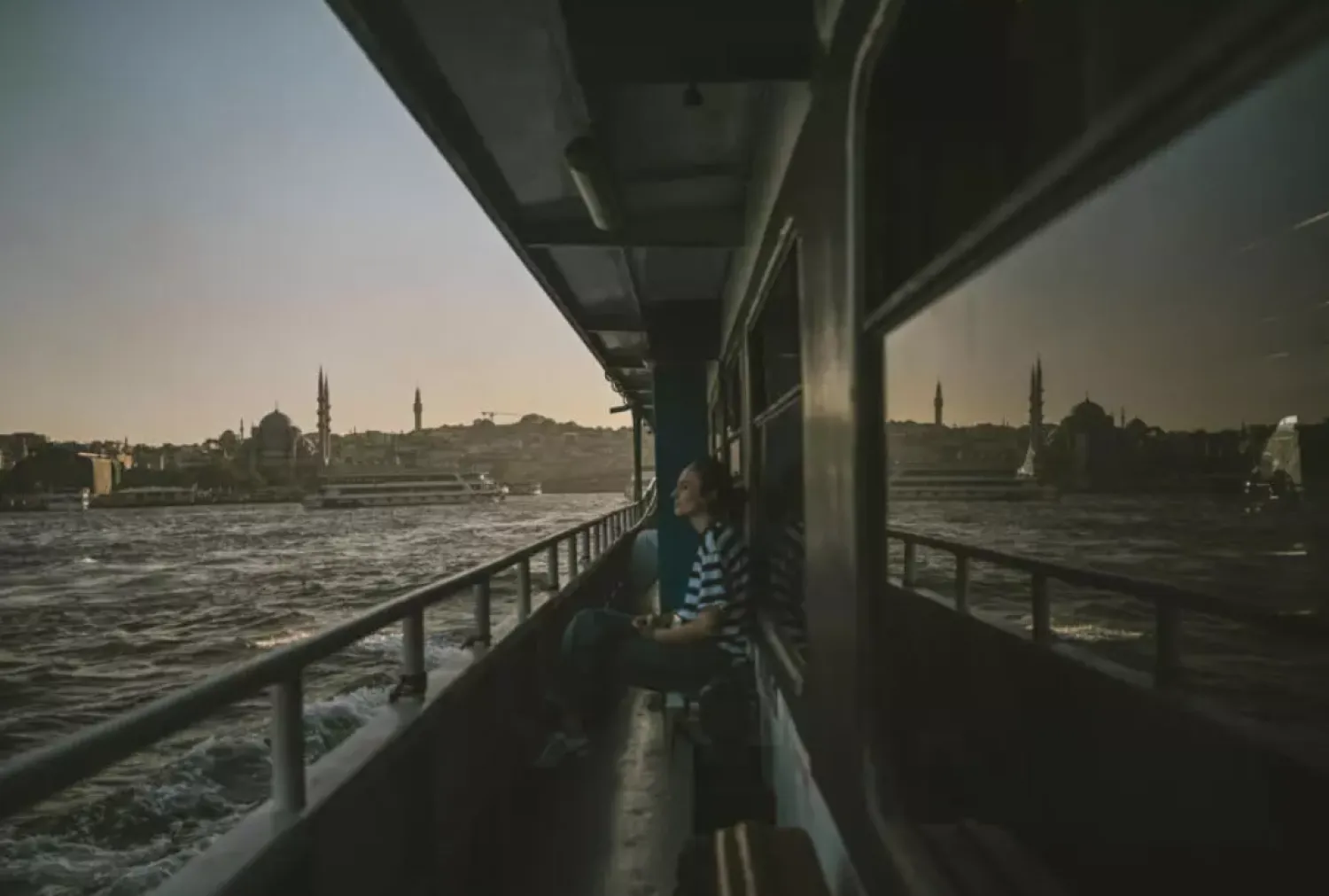 The ferries remain popular despite the increasingly congested waters. © Ozan Kose, AFP