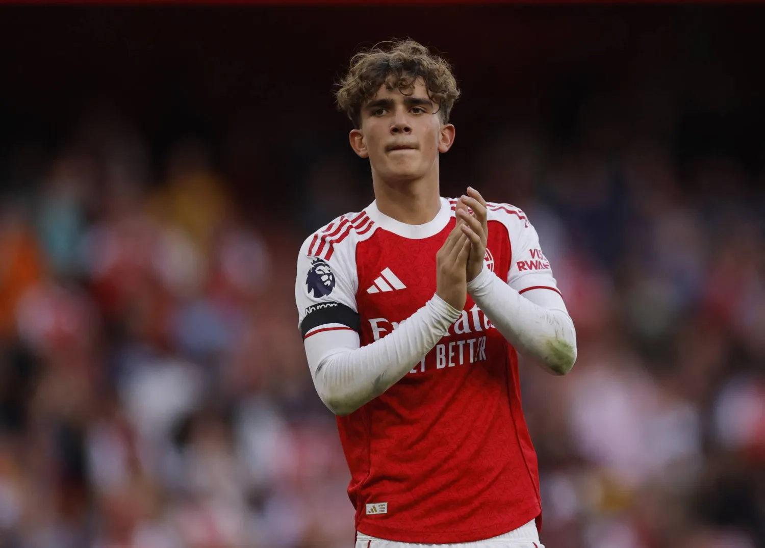 ماكس داومان لاعب آرسنال الشاب (رويترز)