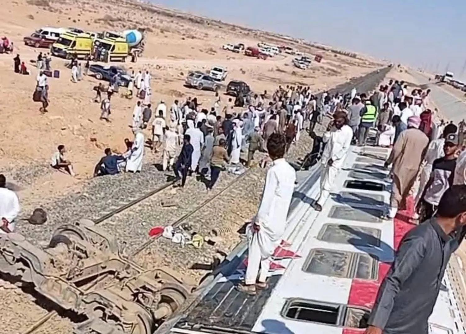 صورة متداولة للحادث على منصة «إكس»