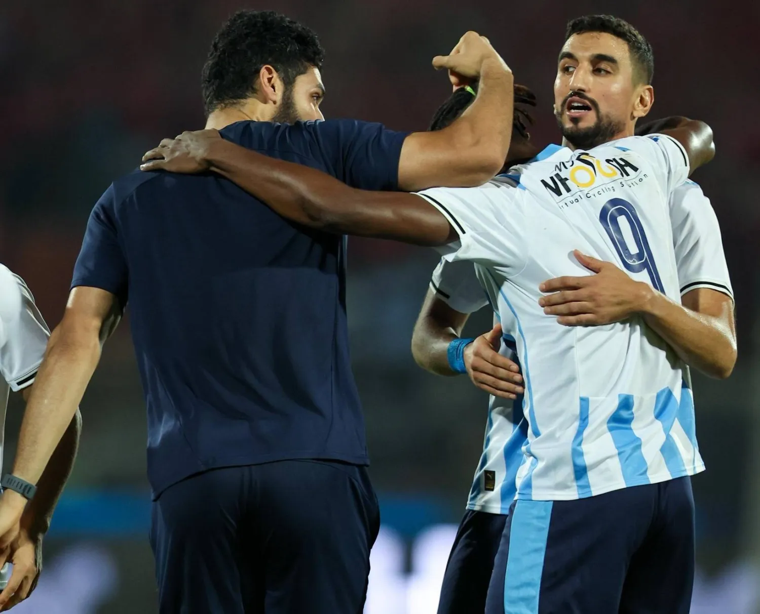 فرحة بيراميدز بالهدف الأول (نادي بيراميدز)