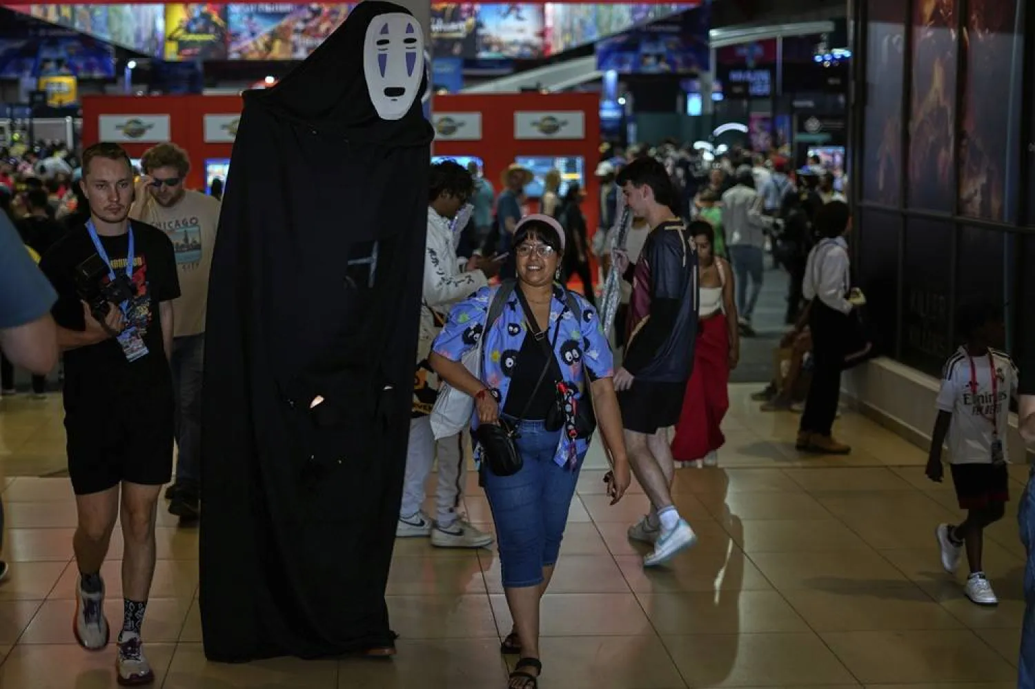 People attend the Comic-Con Festival in Johannesburg, South Africa, Saturday, Aug. 30, 2025. (AP) 