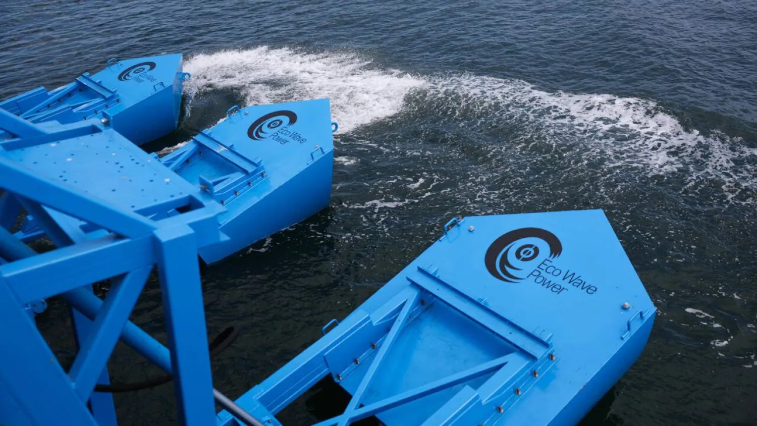 Supporters of the technology say wave energy is an endlessly renewable and always reliable source of power. Patrick T. Fallon / AFP
