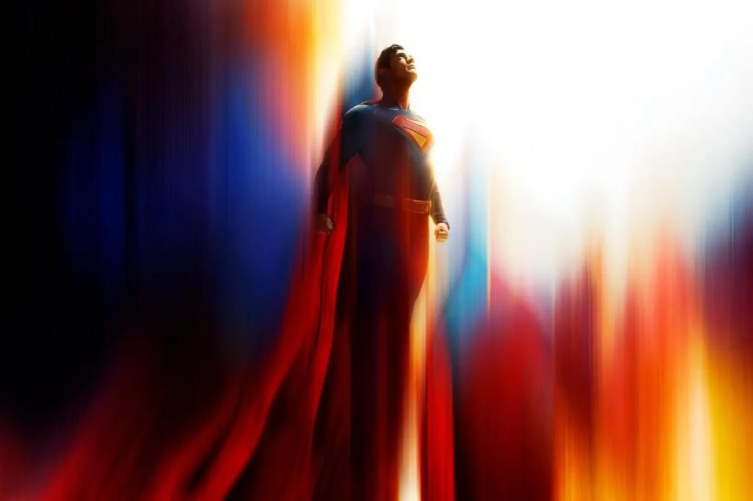 Superman'in başrolündeki David Corenswet'e Lois Lane'e hayat veren Rachel Brosnahan ve Lex Luthor'ı canlandıran Nicholas Hoult eşlik ediyor (Warner Bros/DC)
