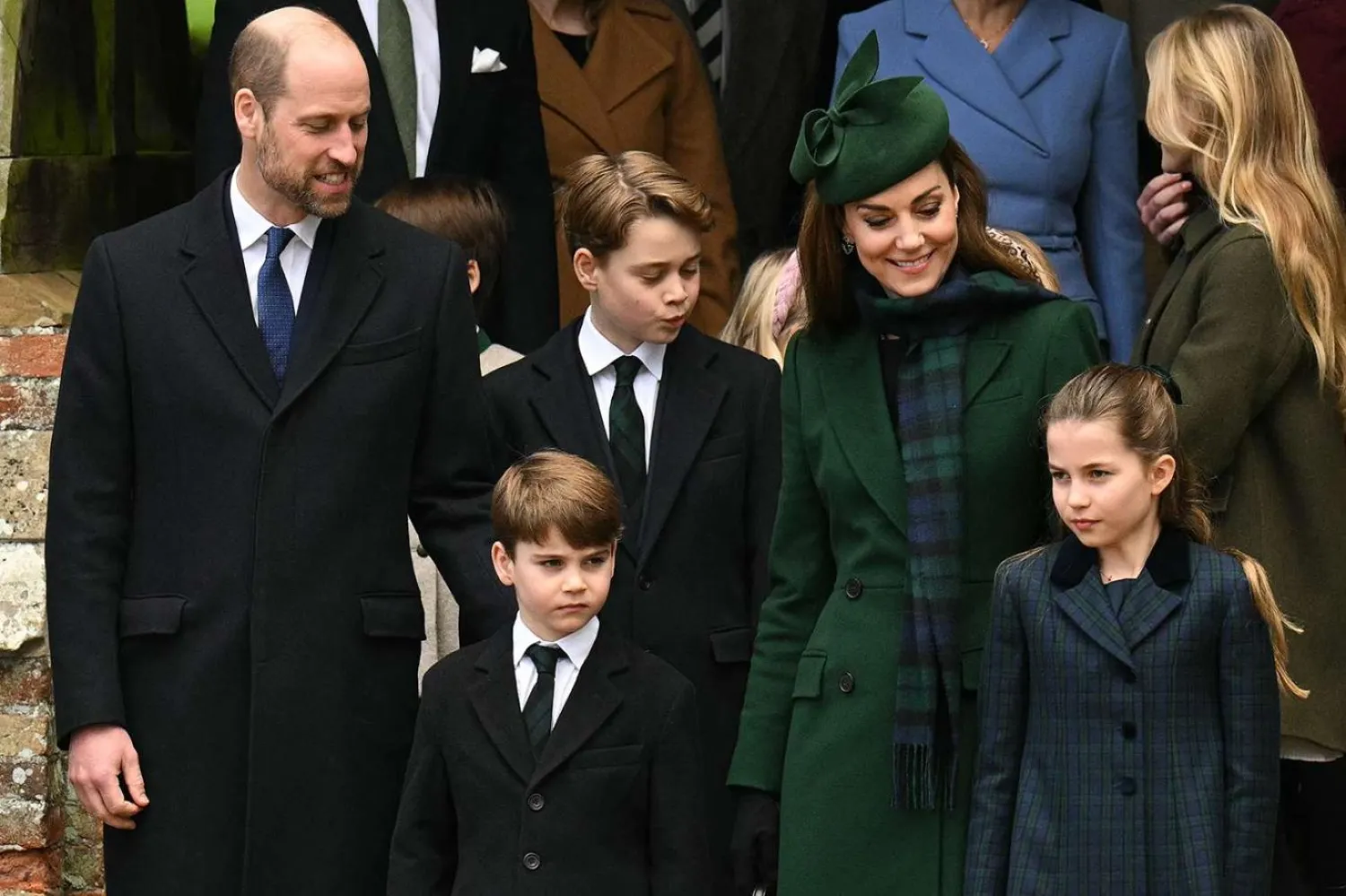 Kate Middleton ve eşi Prens William'ın üç çocuğu var (AFP)