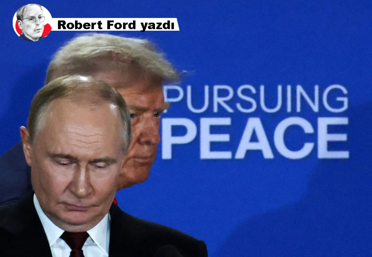 ABD Başkanı Donald Trump ve Rusya Devlet Başkanı Vladimir Putin, 15 Ağustos'ta Alaska’nın Anchorage şehrindeki Elmendorf-Richardson Askeri Üssü'nde yaptıkları görüşmenin ardından ortak basın toplantısı düzenlediler (Reuters)