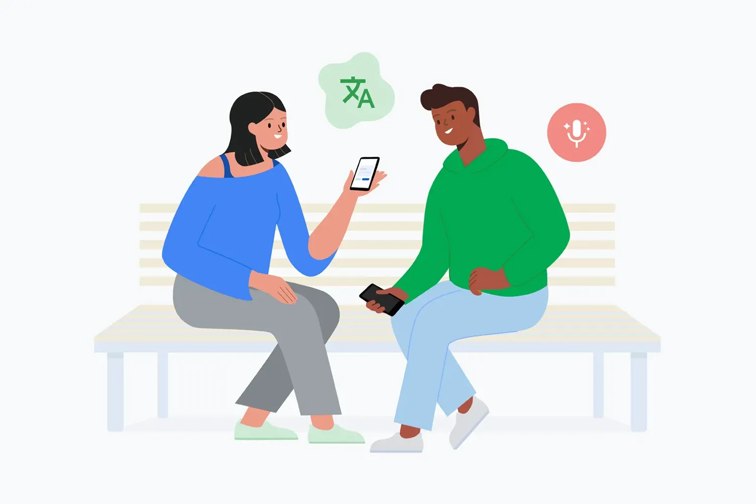 أضافت «غوغل» ميزة الترجمة الحية للمحادثات ووضع الممارسة الذي يحوّل التطبيق إلى مدرّب لغات شخصي (مدونة «غوغل»)