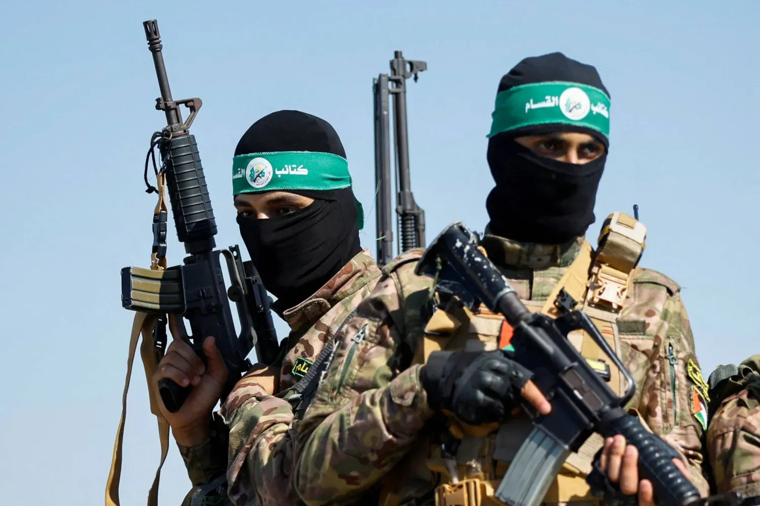 Hamas Hareketi’nin Gazze Şeridi'ndeki askeri kanadı İzzettin el-Kassam Tugayları’nın üyeleri (arşiv fotoğrafı - Reuters)