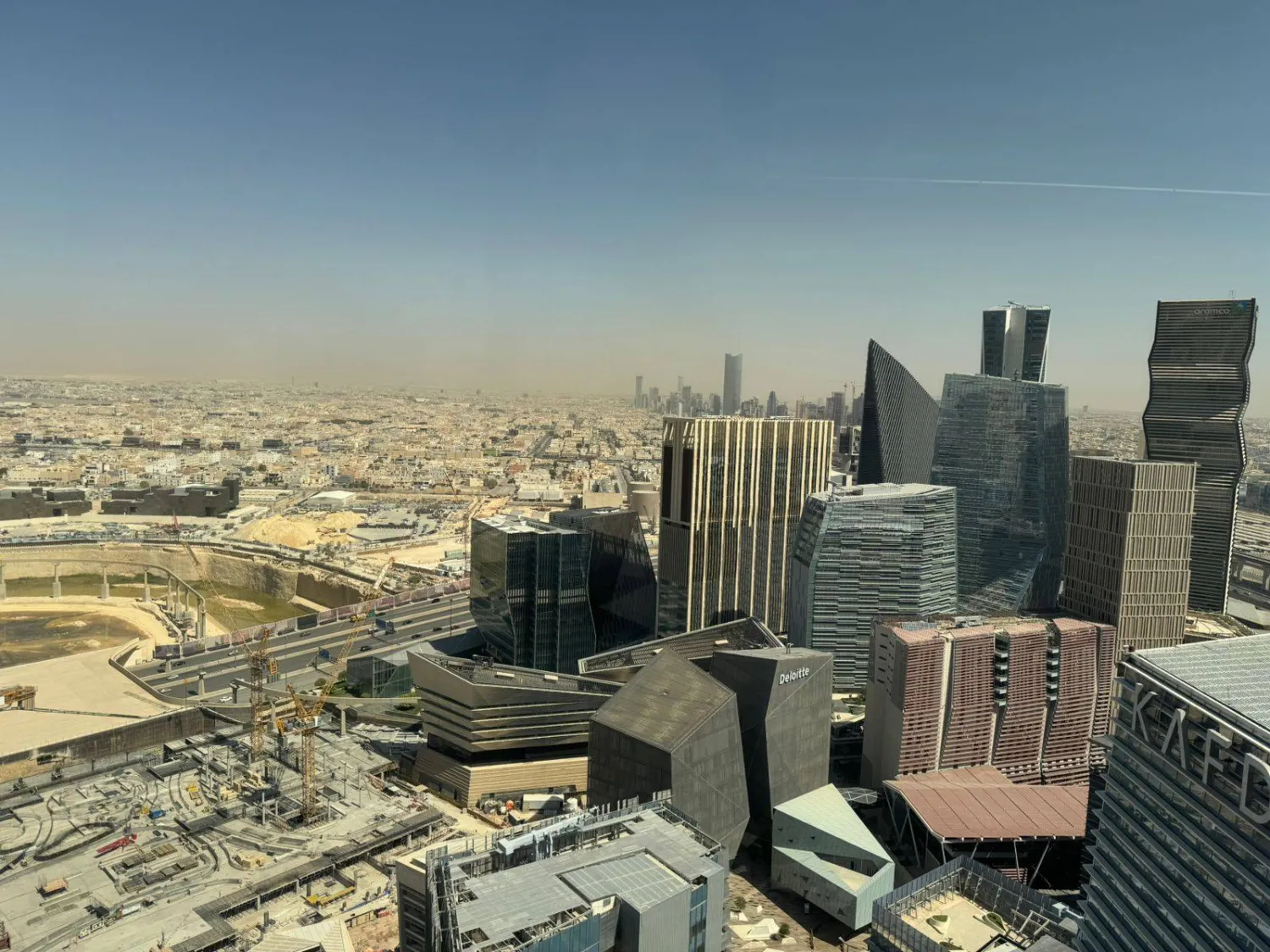 صورة جوية للعاصمة السعودية الرياض (الشرق الأوسط)