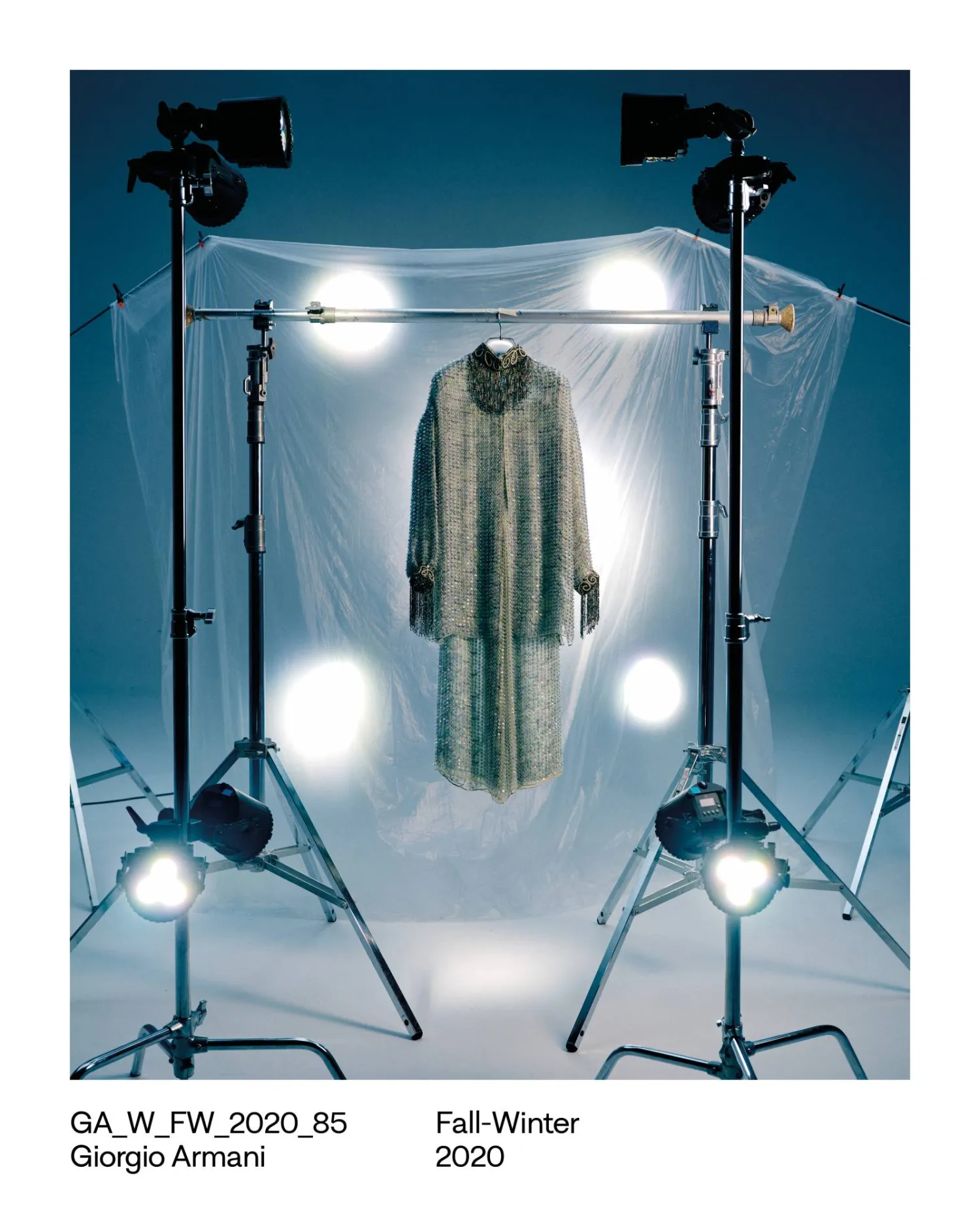 لقطة لإطلالة أرشيفية لتشكيلة خريف وشتاء 2020 (تصوير: ليوناردو مانويل إيميدي)