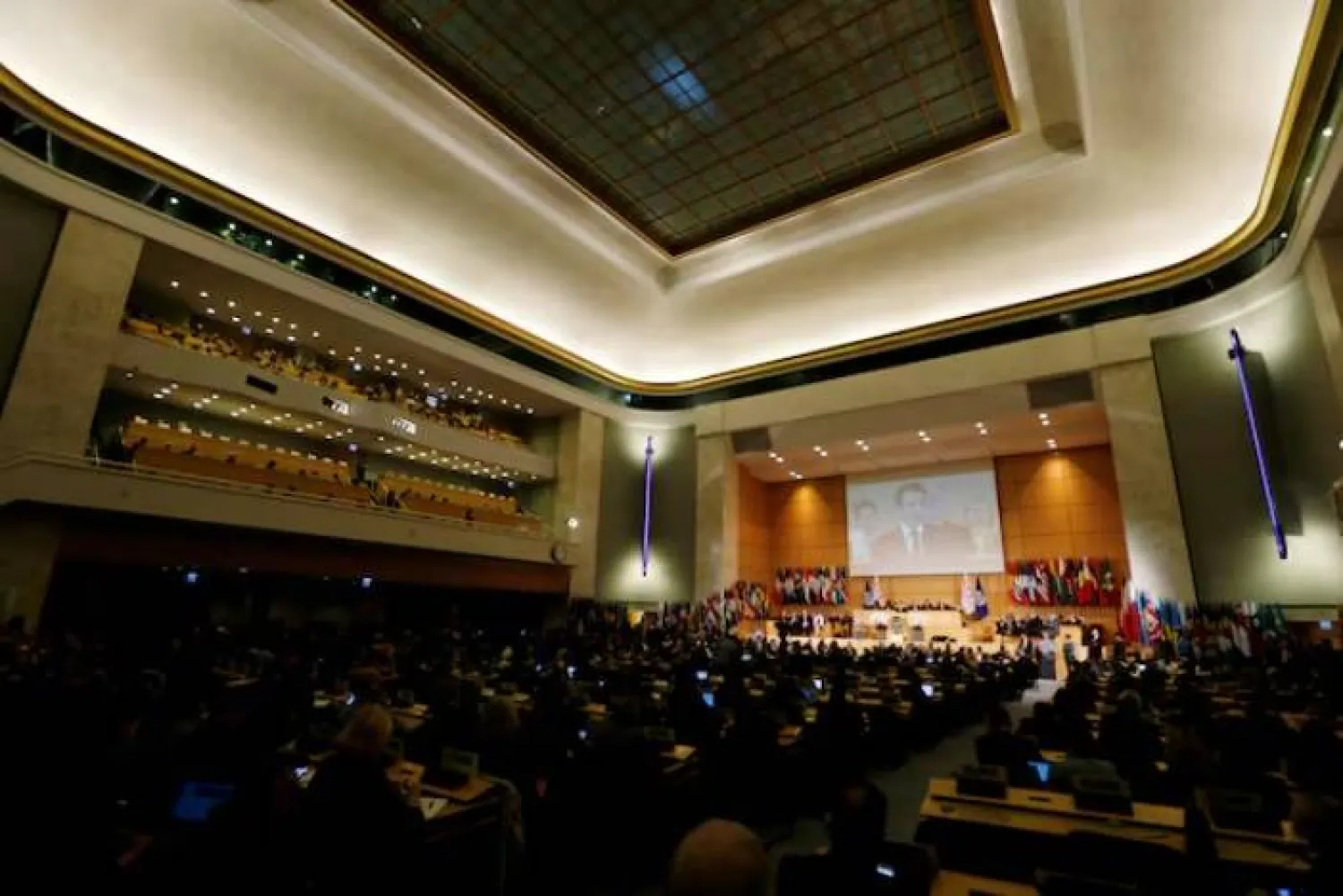 مؤتمر العمل السنوي لمنظمة العمل الدولية في جنيف (أرشيفية - رويترز)