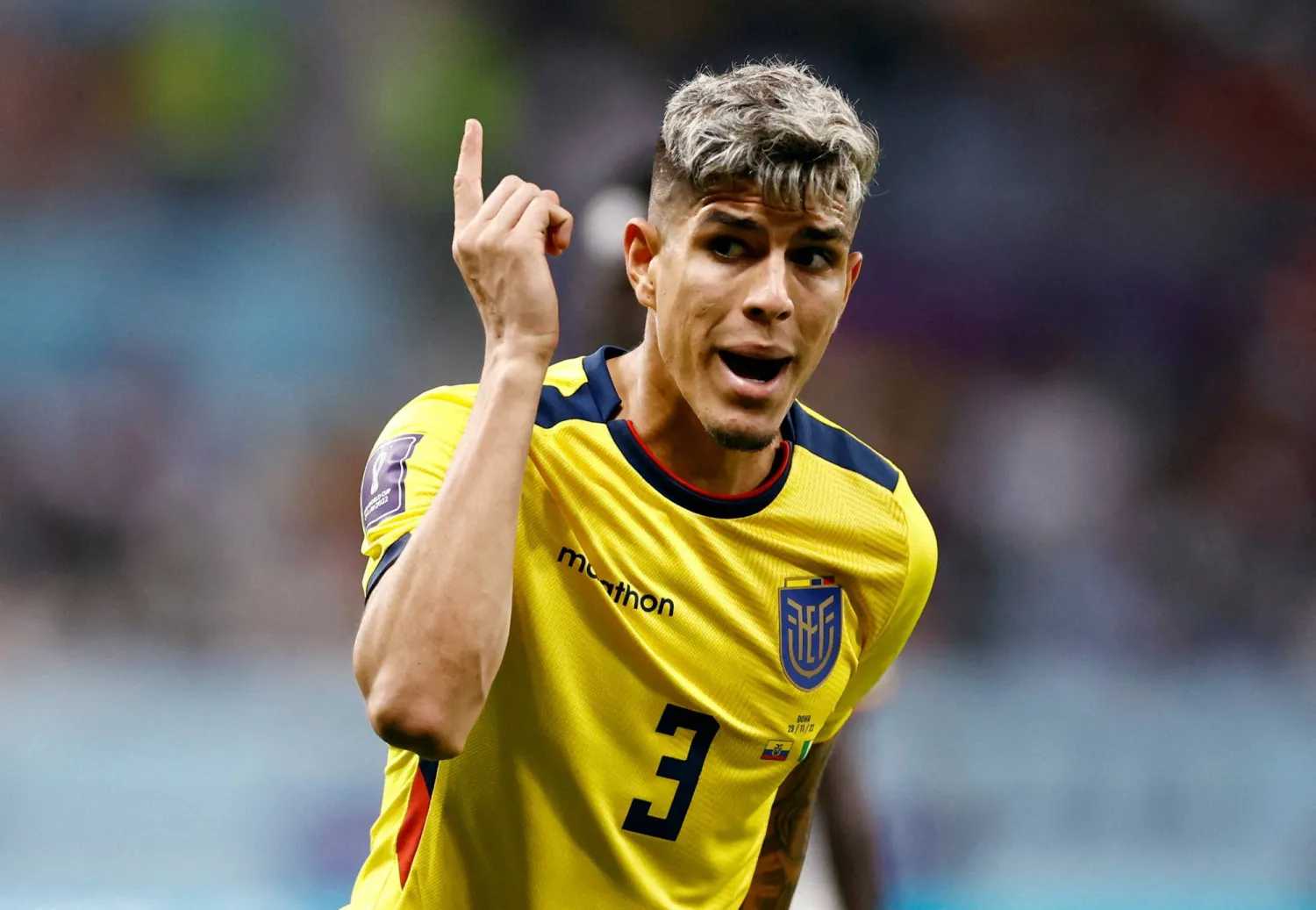 المدافع الإكوادوري بييرو هينكابي (رويترز)