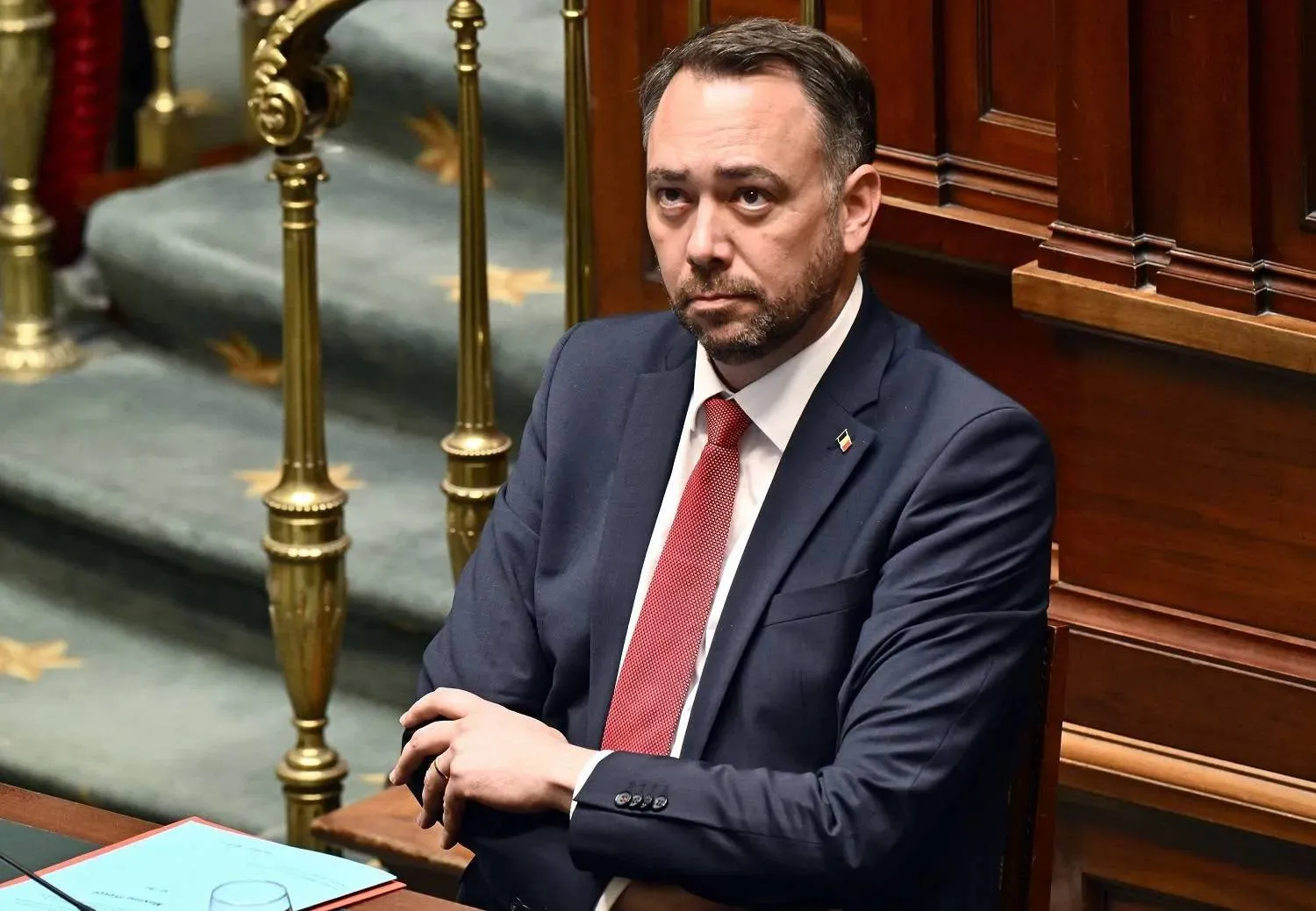 Belgium Foreign Minister Maxime Prevot. (Belgian media) 