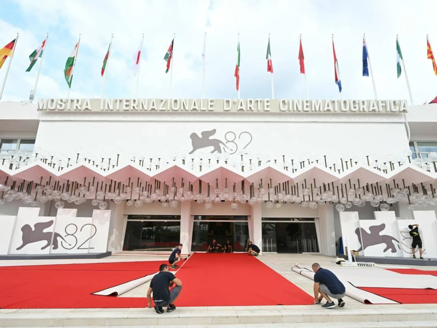 The Venice awards, which will be decided on by the Alexander Payne-led jury, will be handed out at the close of the festival on Sept. 6. (AFP)