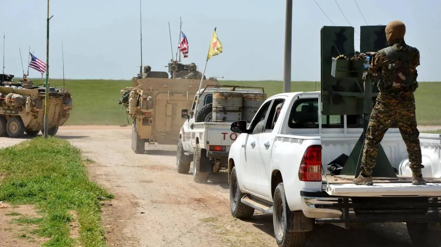 تدريبات مشتركة بين قوات أميركية و«قسد» في شمال شرقي سوريا (أرشيفية - أ.ف.ب)