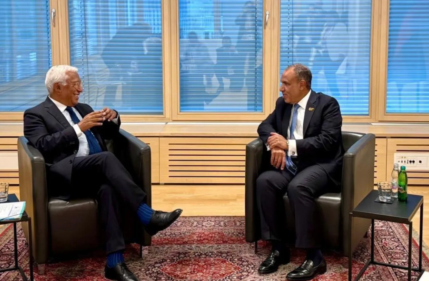 وزير الخارجية المصري يلتقي رئيس المجلس الأوروبي (الخارجية المصرية)