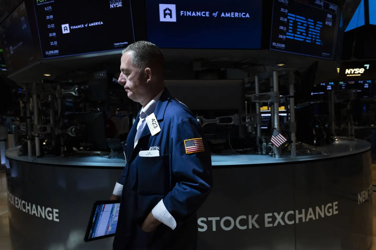 متداول في بورصة نيويورك (إ.ب.أ)