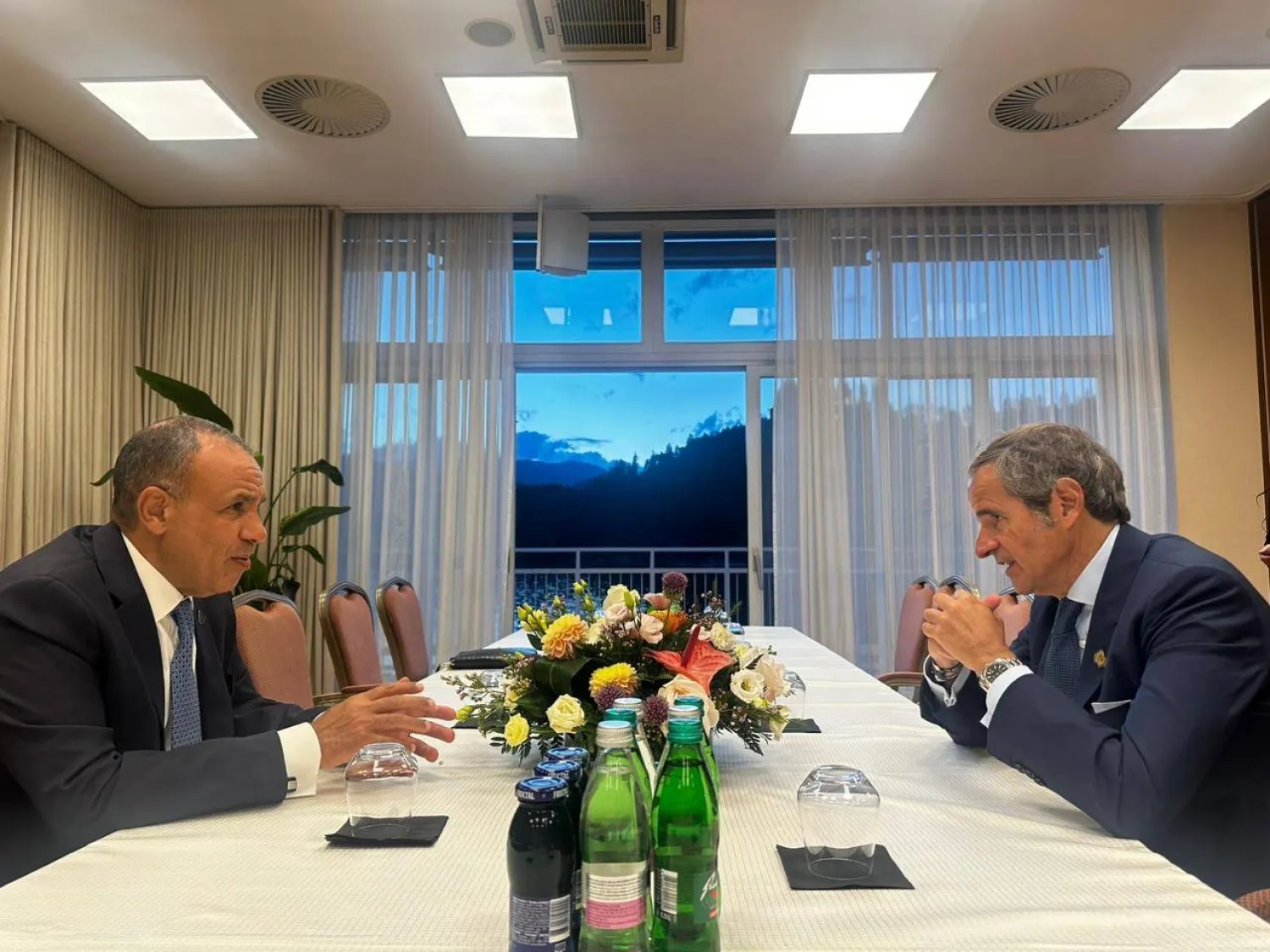 وزير الخارجية المصري يجتمع مع المدير العام للوكالة الدولية للطاقة الذرية (الخارجية المصرية)