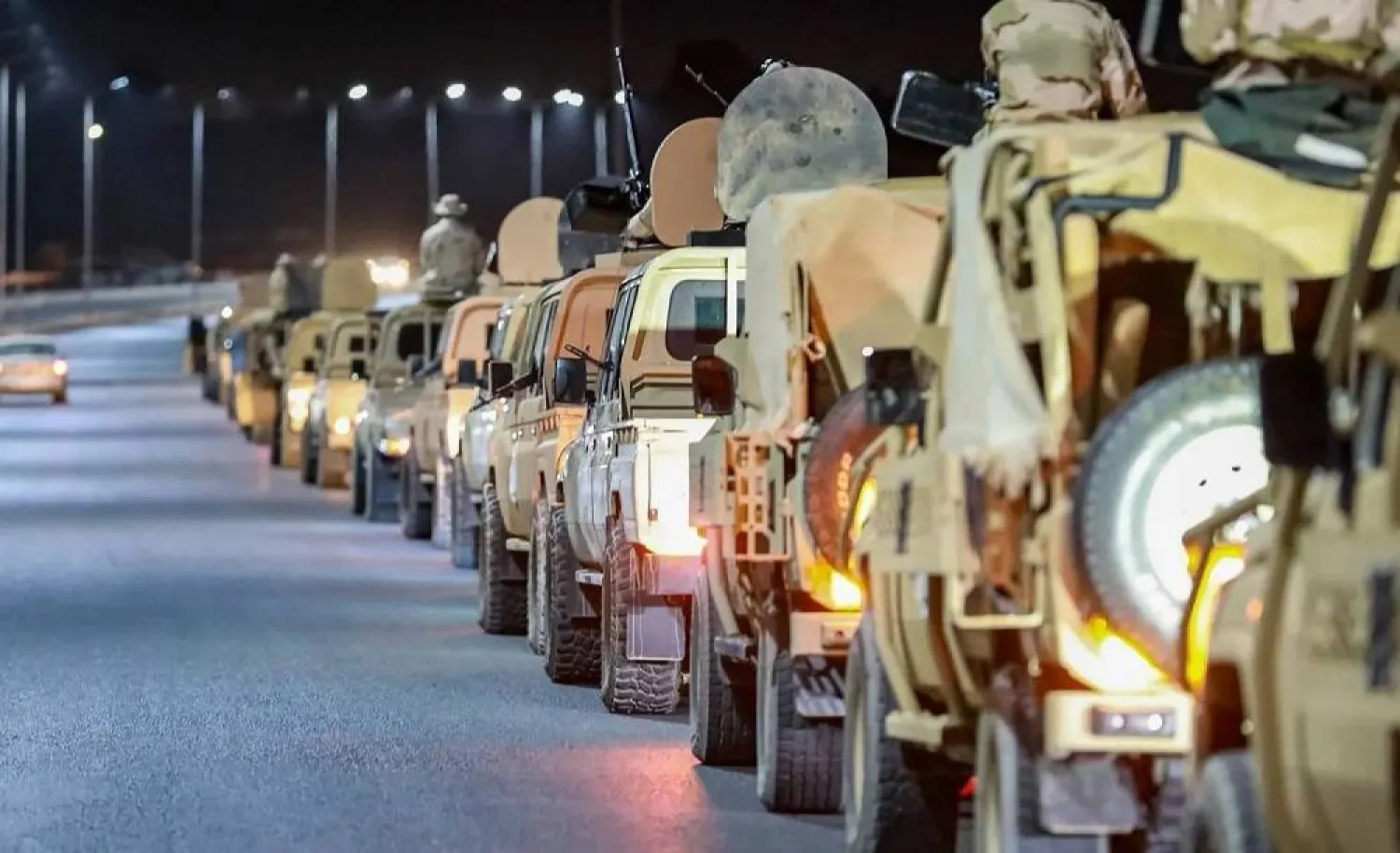 Libyan National Army (LNA) forces in the southern city of Sabha. (LNA)