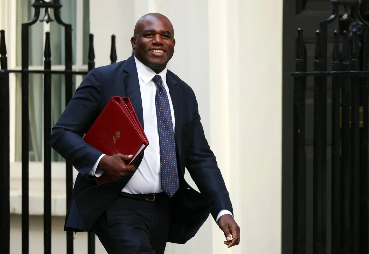 British Secretary of State for Foreign, Commonwealth and Development Affairs David Lammy arrives for a cabinet meeting at 10 Downing Street in London, Britain, 02 September 2025.  EPA/ANDY RAIN