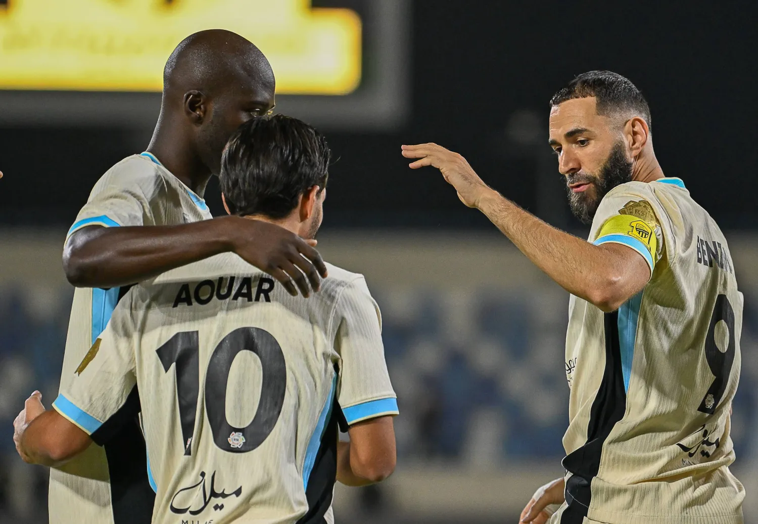 القائد كريم بنزيمة افتتح موسمه بثلاثية مثالية (تصوير: علي خمج)