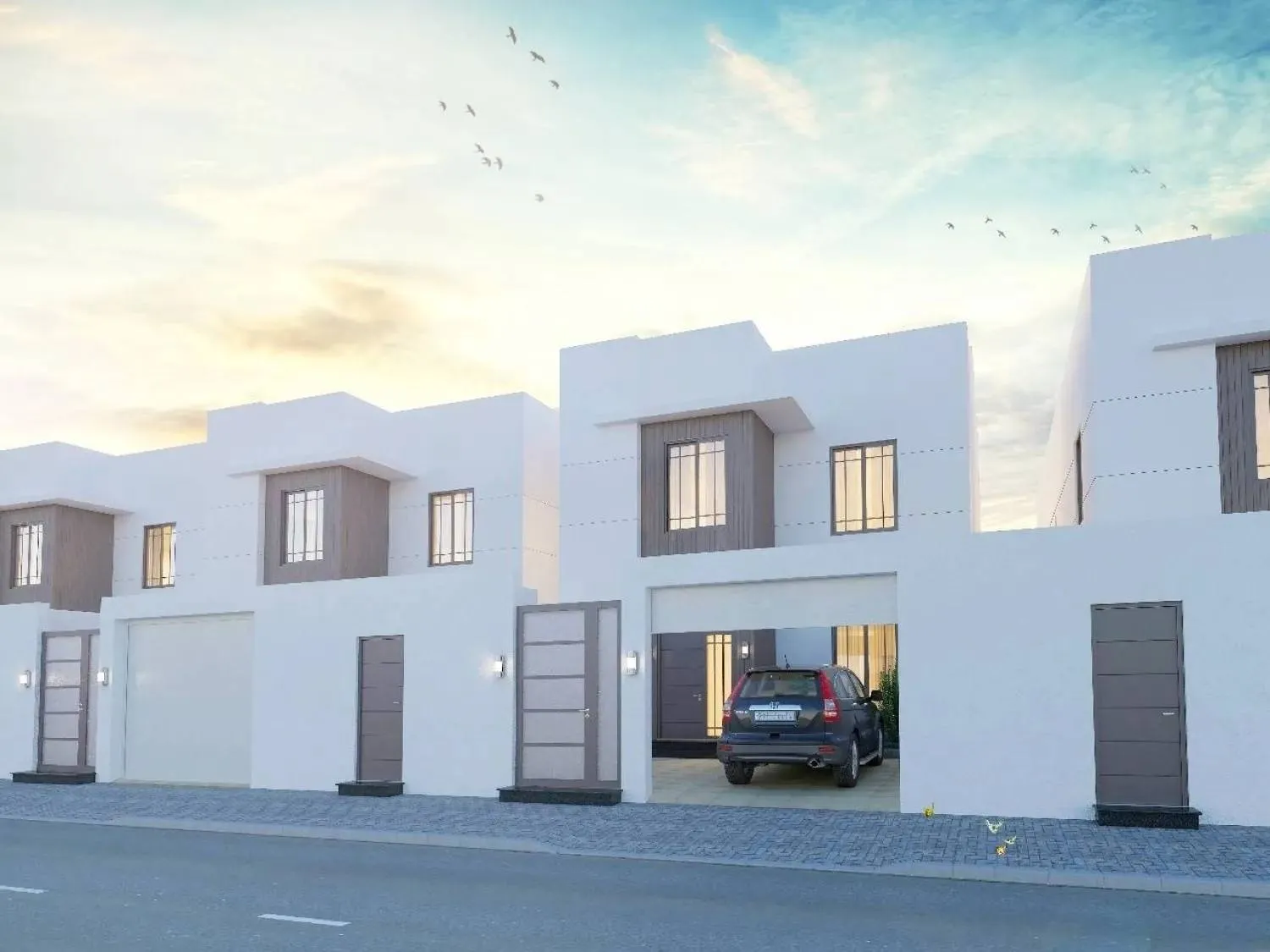 A Saudi housing ministry project (Asharq Al-Awsat)