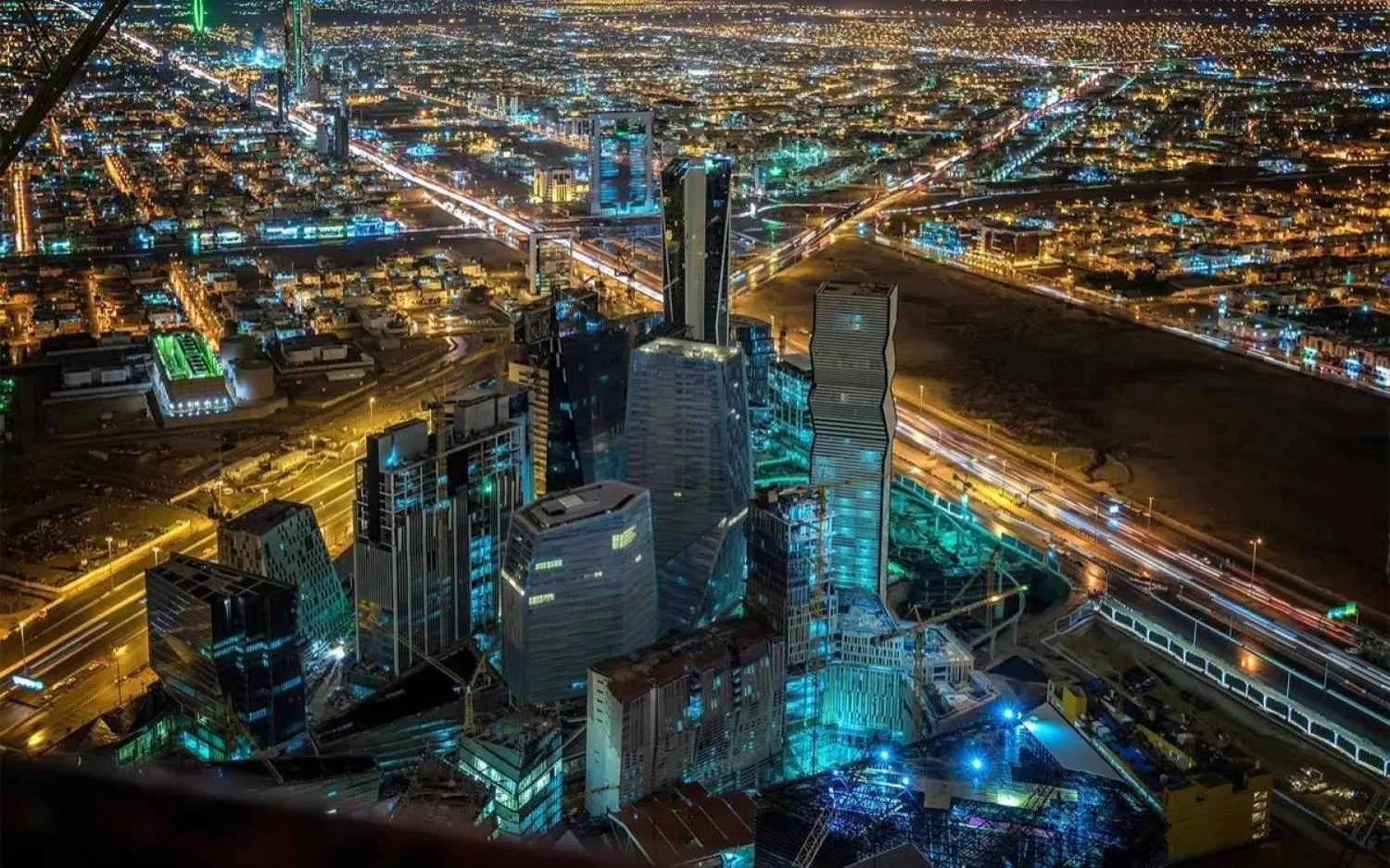  A photo of Riyadh featuring the King Abdullah Financial District towers (Asharq Al-Awsat) 