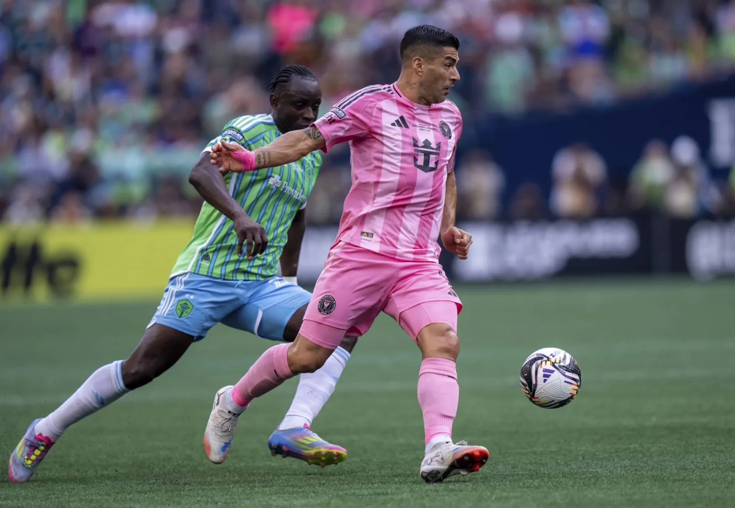 مهاجم إنتر ميامي الأميركي الأوروغوياني لويس سواريز (أ.ب)