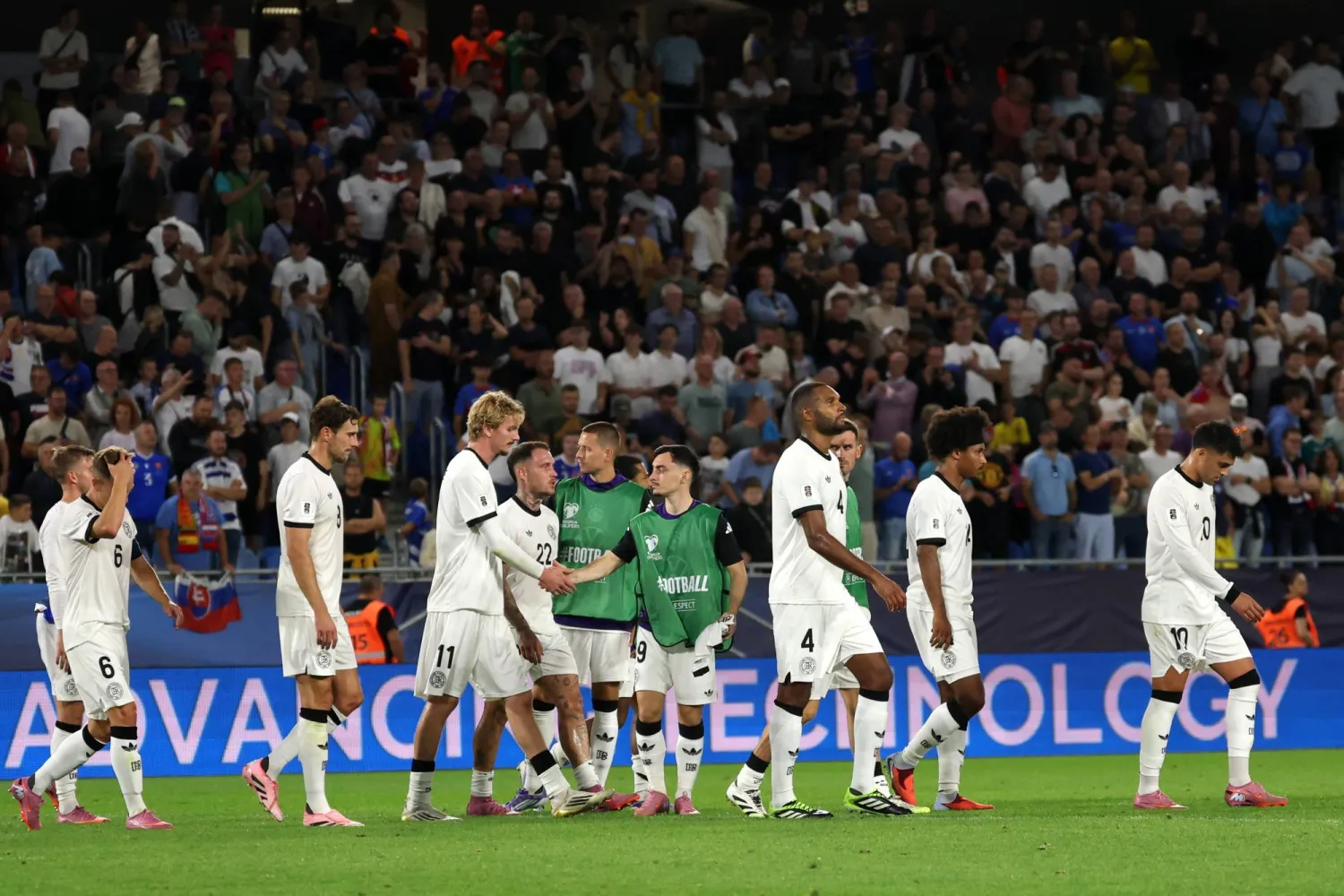 منتخب ألمانيا صعق بهزيمته أمام سلوفاكيا (د.ب.أ)