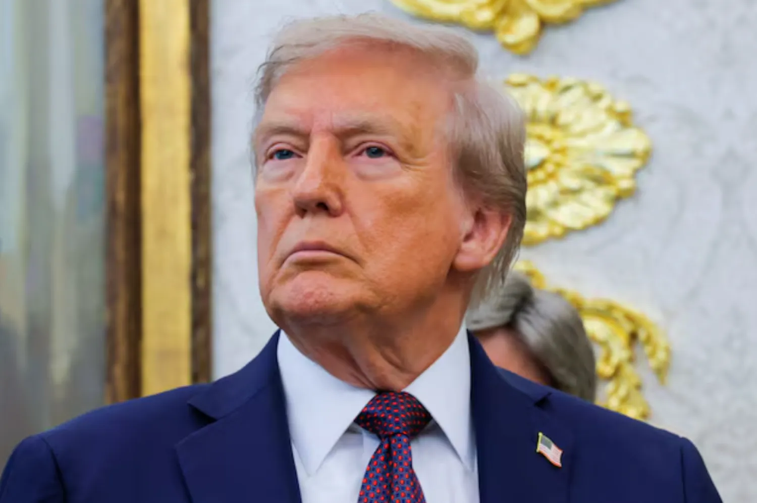 US President Donald Trump attends an event to announce that the Space Force Command will move from Colorado to Alabama, in the Oval Office at the White House in Washington, D.C., US, September 2, 2025. REUTERS/Brian Snyder/File Photo 
