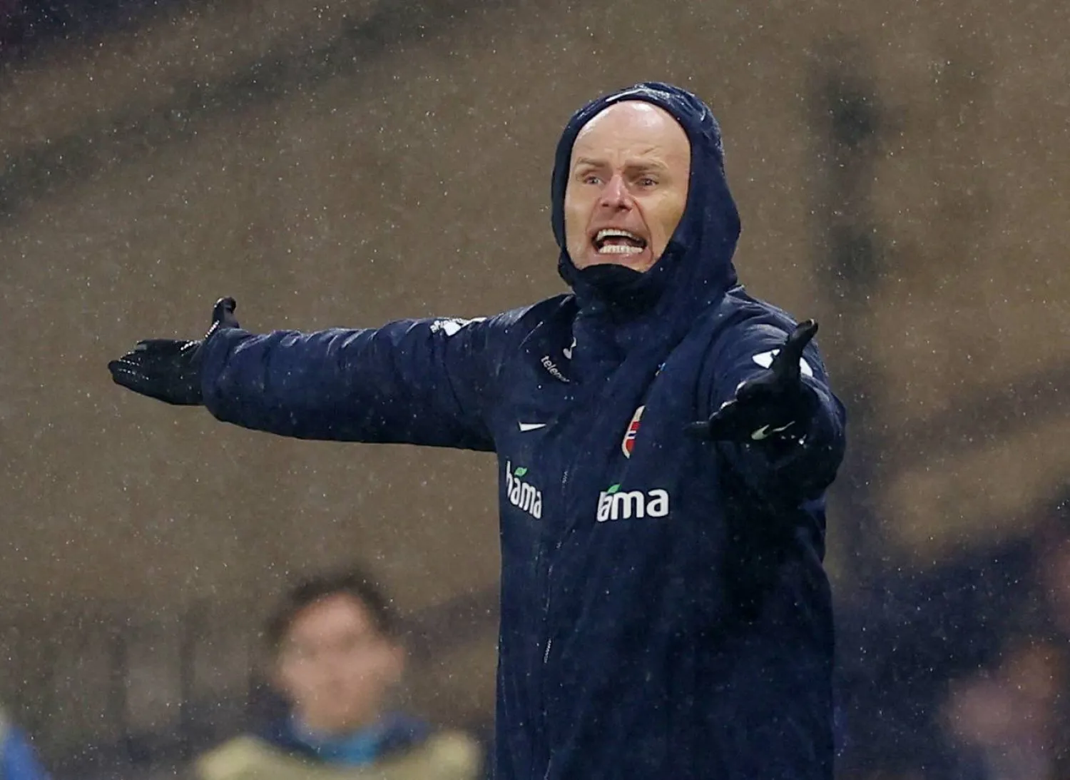 ستوله سولباكن مدرب منتخب النرويج (رويترز)