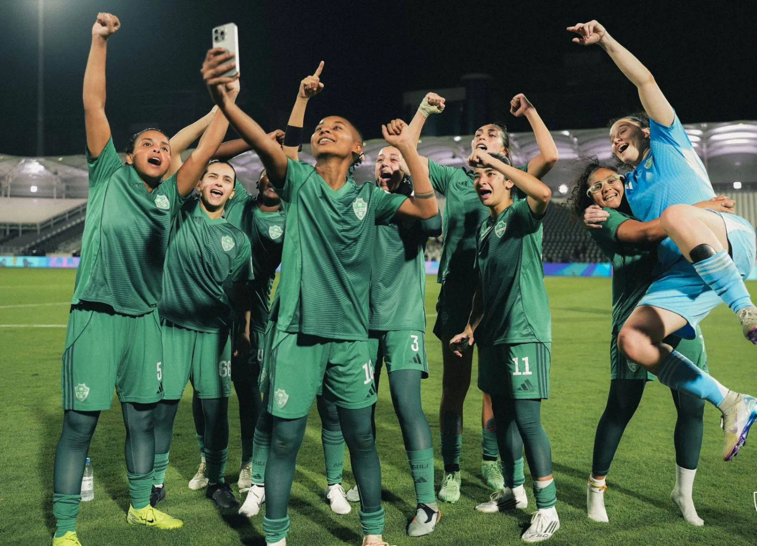  فريق الأهلي للسيدات نظيره العُلا برباعية نظيفة (النادي الأهلي)