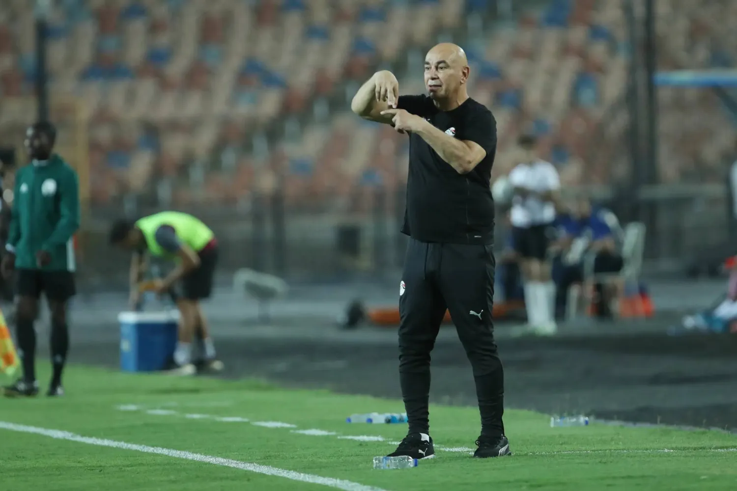 حسام حسن مدرب منتخب مصر (كاف)