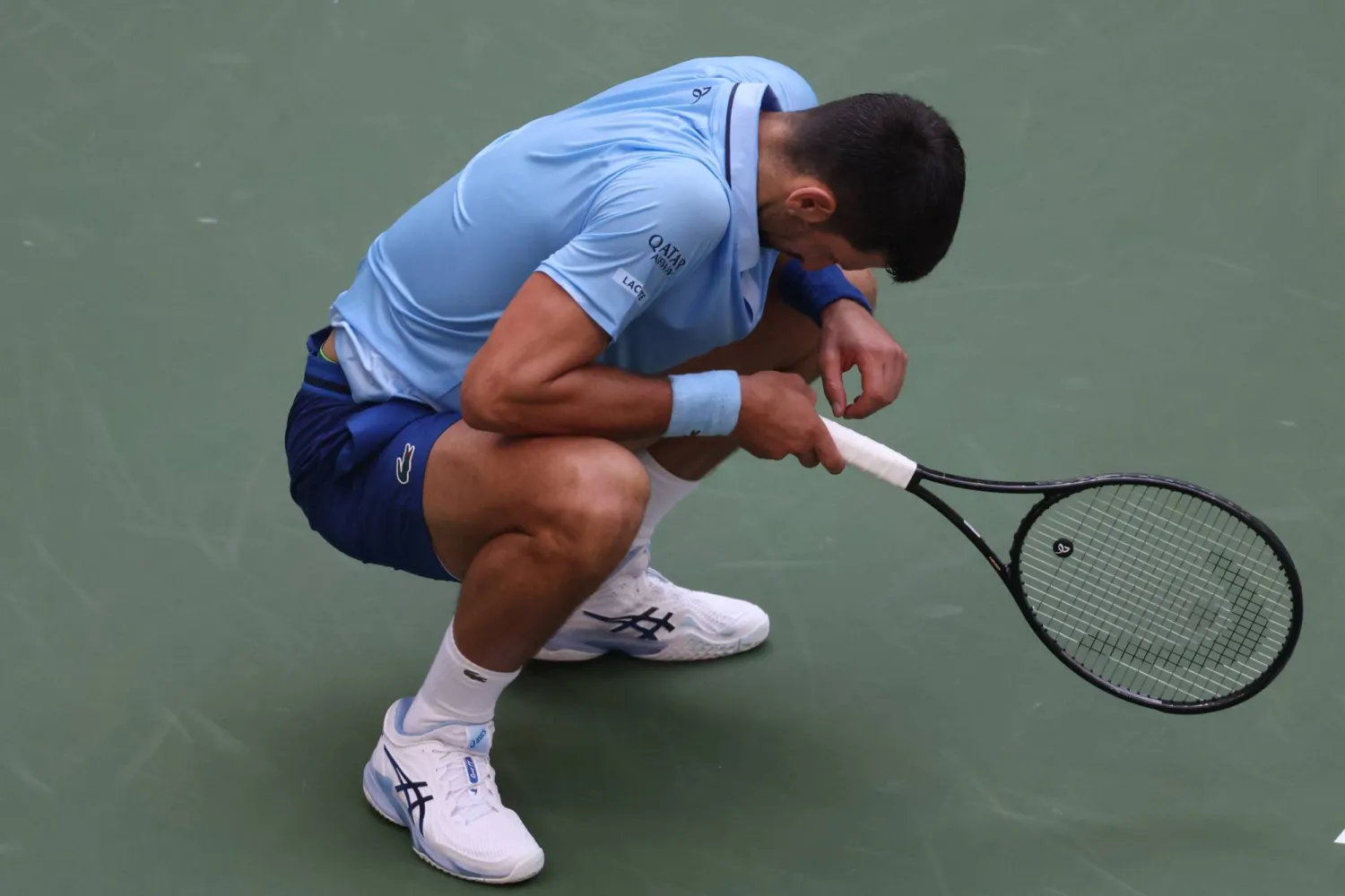 الصربي نوفاك ديوكوفيتش ودّع نيويورك من نصف النهائي (د.ب.أ)