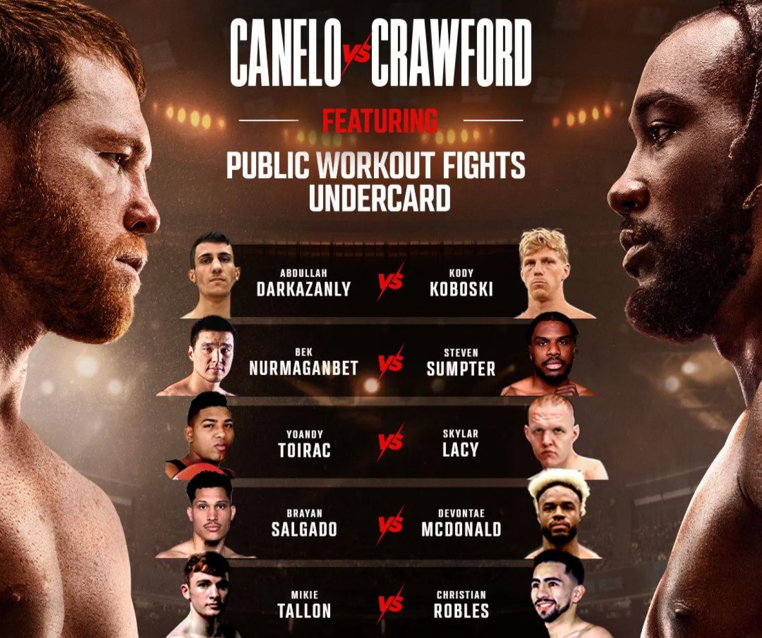 فعالية التدريبات المفتوحة في «بابلك ووركاوت» في مدينة لاس فيغاس (موسم الرياض)