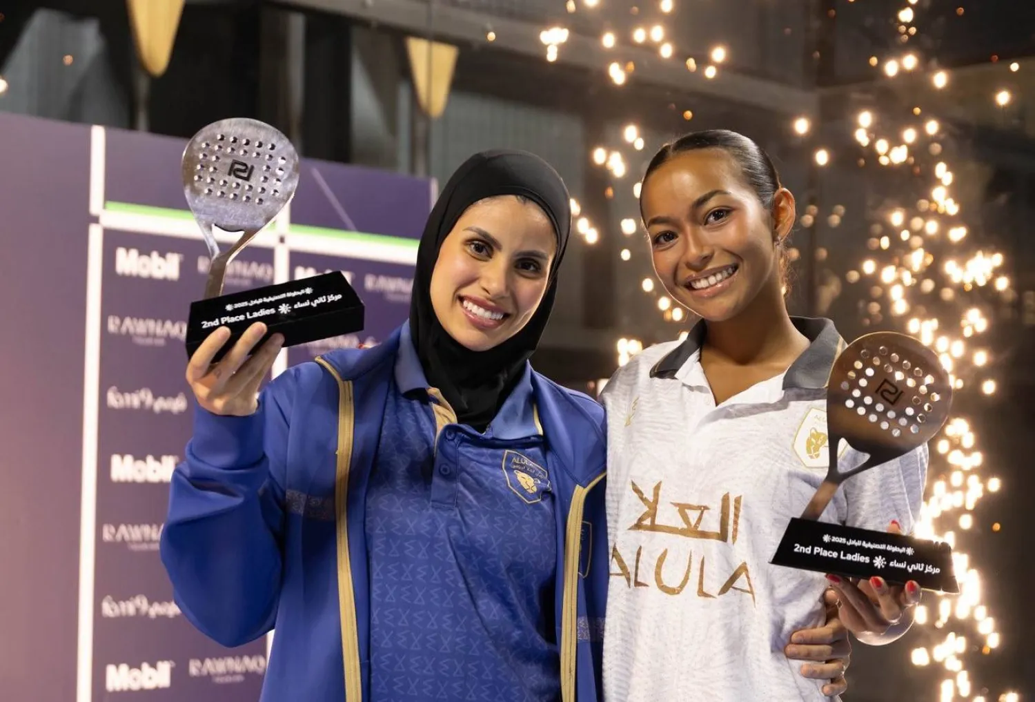 ميار بسيوني وباسمة الهويش (بادل السعودية)