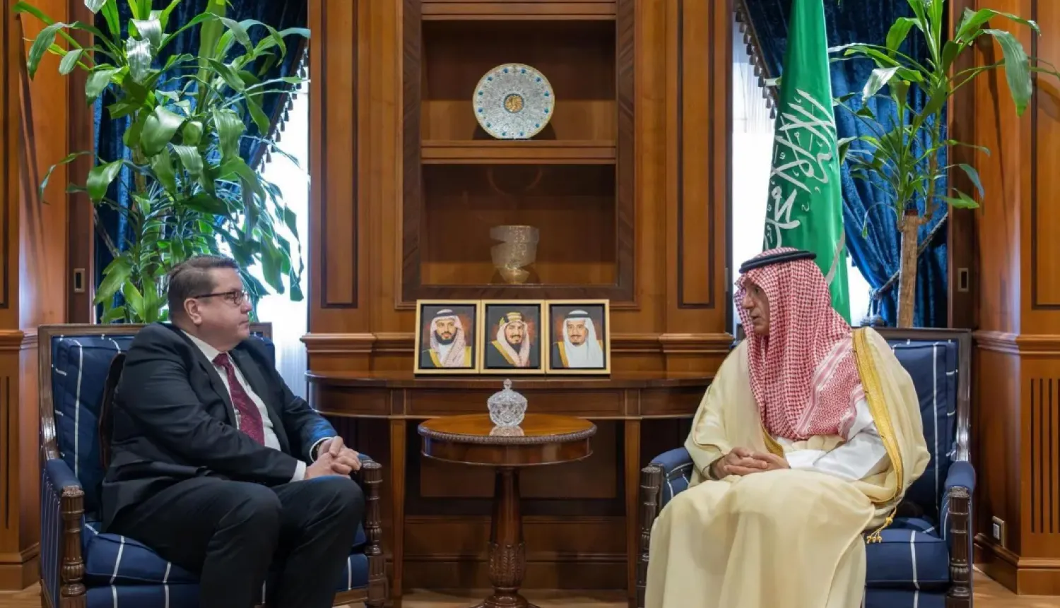Saudi Minister of State for Foreign Affairs holding talks with Ambassador of the Czech Republic to Saudi Arabia - SPA