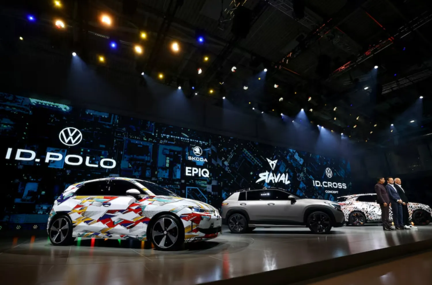 Volkswagen holds a media preview ahead of the IAA Munich auto show, in Munich, Germany, September 7, 2025. REUTERS/Kai Pfaffenbach 