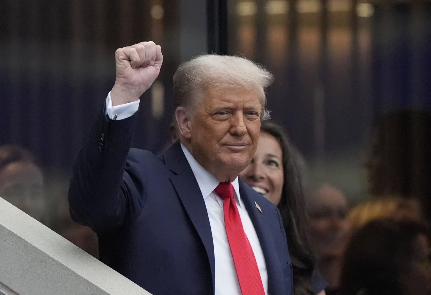 الرئيس الأميركي دونالد ترمب في نيويورك (رويترز)